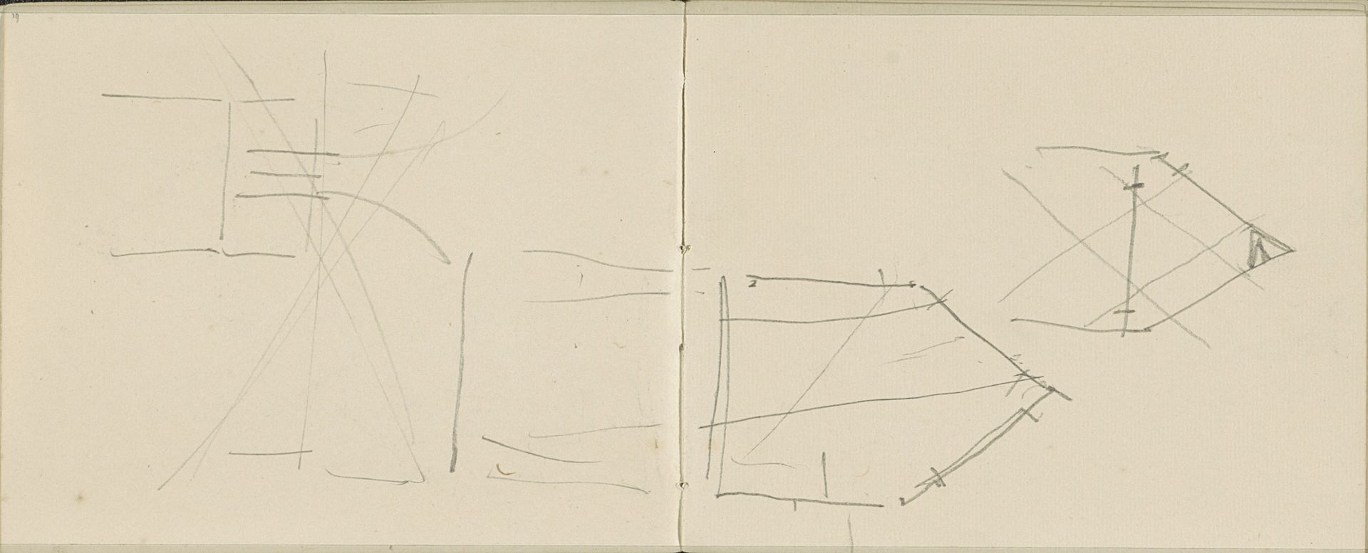 Gevelstudies by George Hendrik Breitner