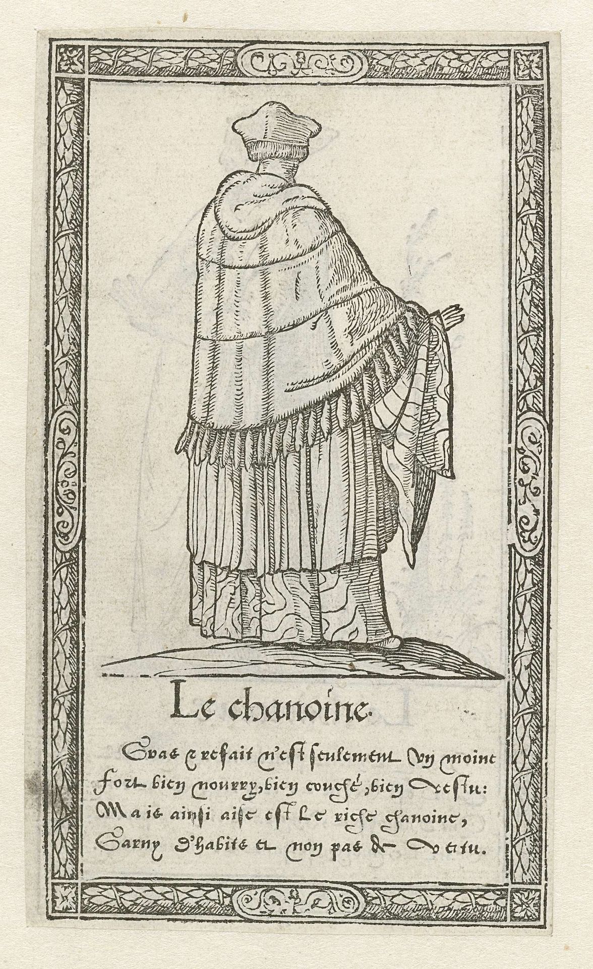 Staande kanunnik by François Desprez