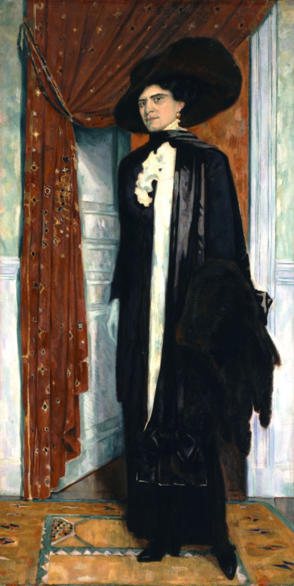 Portrait of  Julia Parthenis by Konstantinos Parthenis
