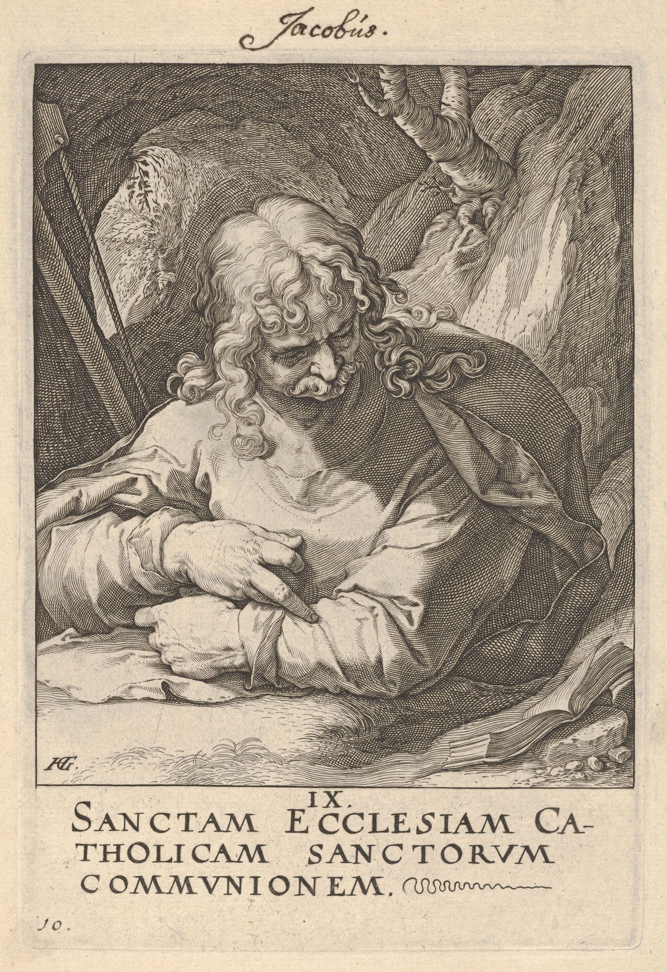 St. James the Less by Hendrick Goltzius