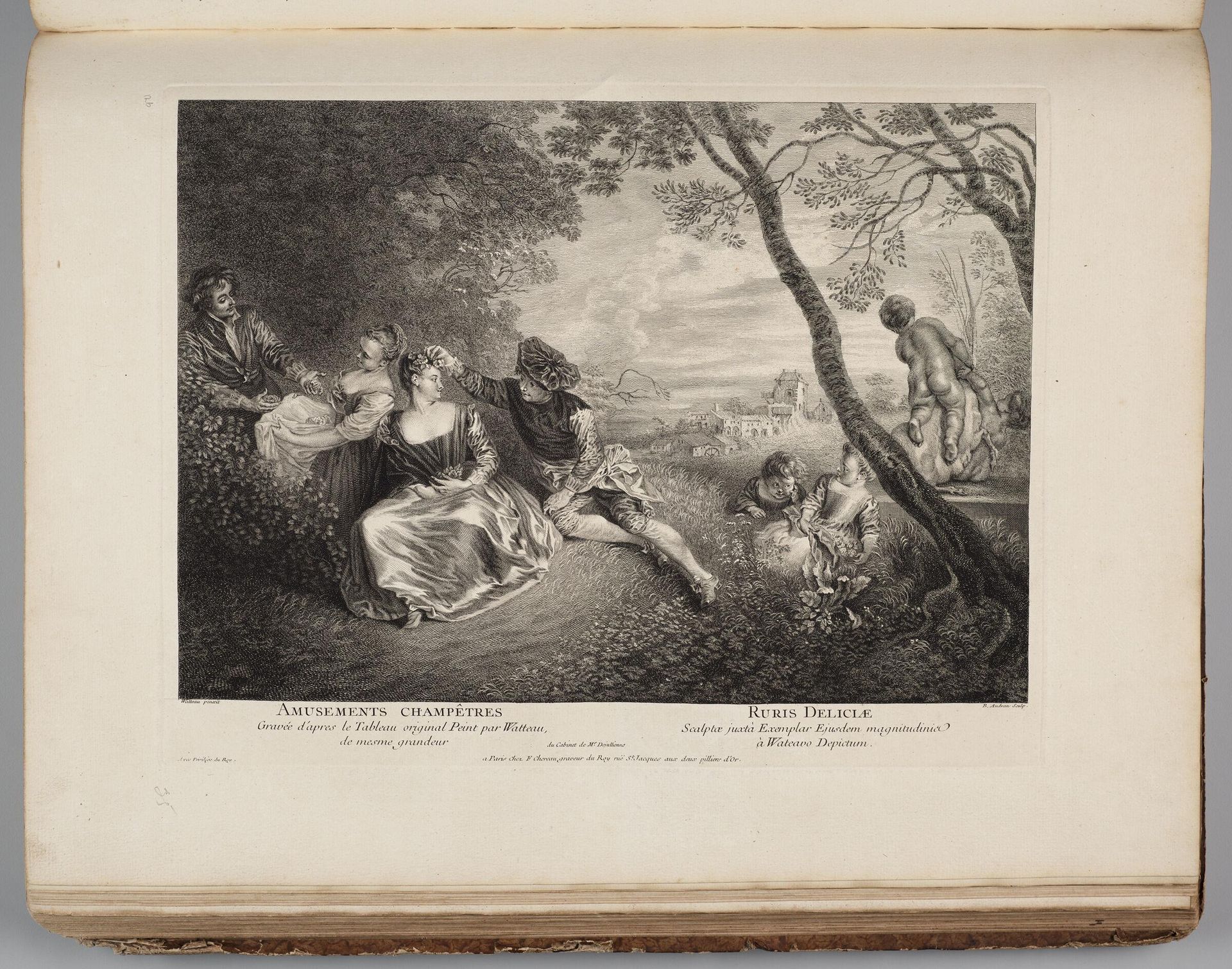 Pastoral Amusements by BenoÃ®t Audran the Younger
