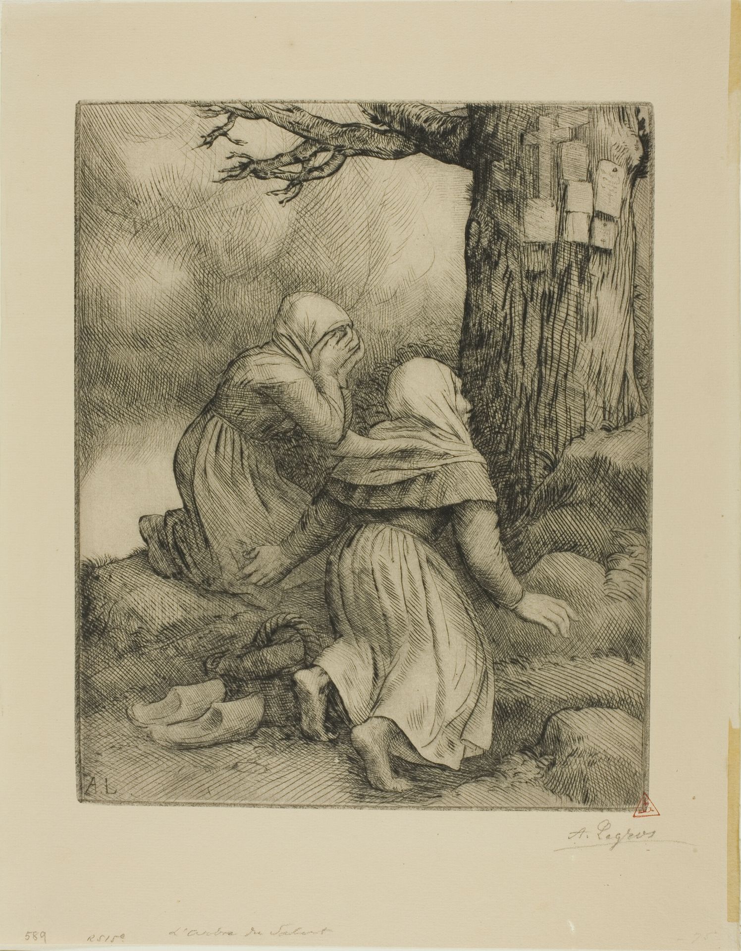 The Tree of Salvation by Alphonse Legros
