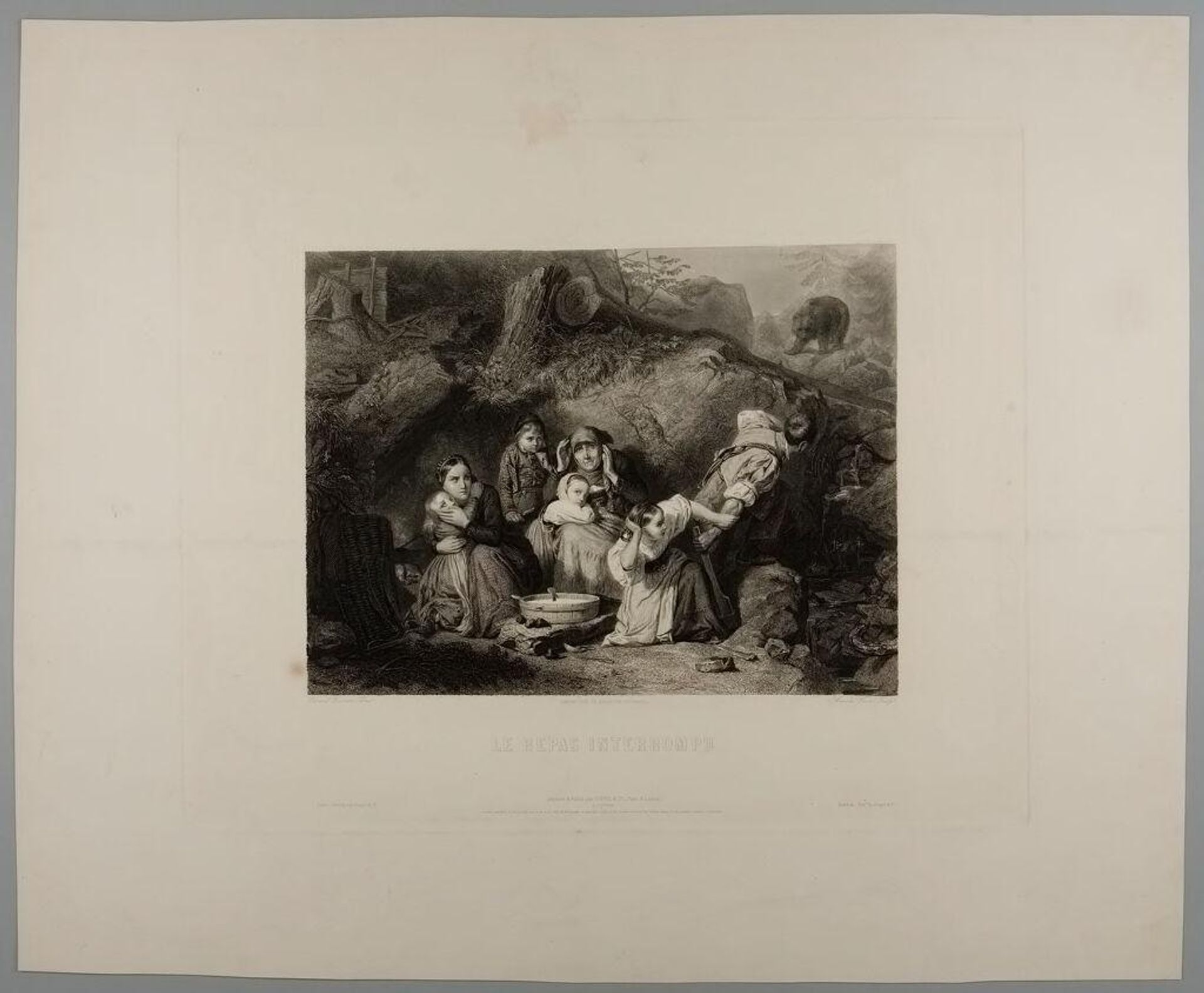 The interruppted meal by Pierre Varin