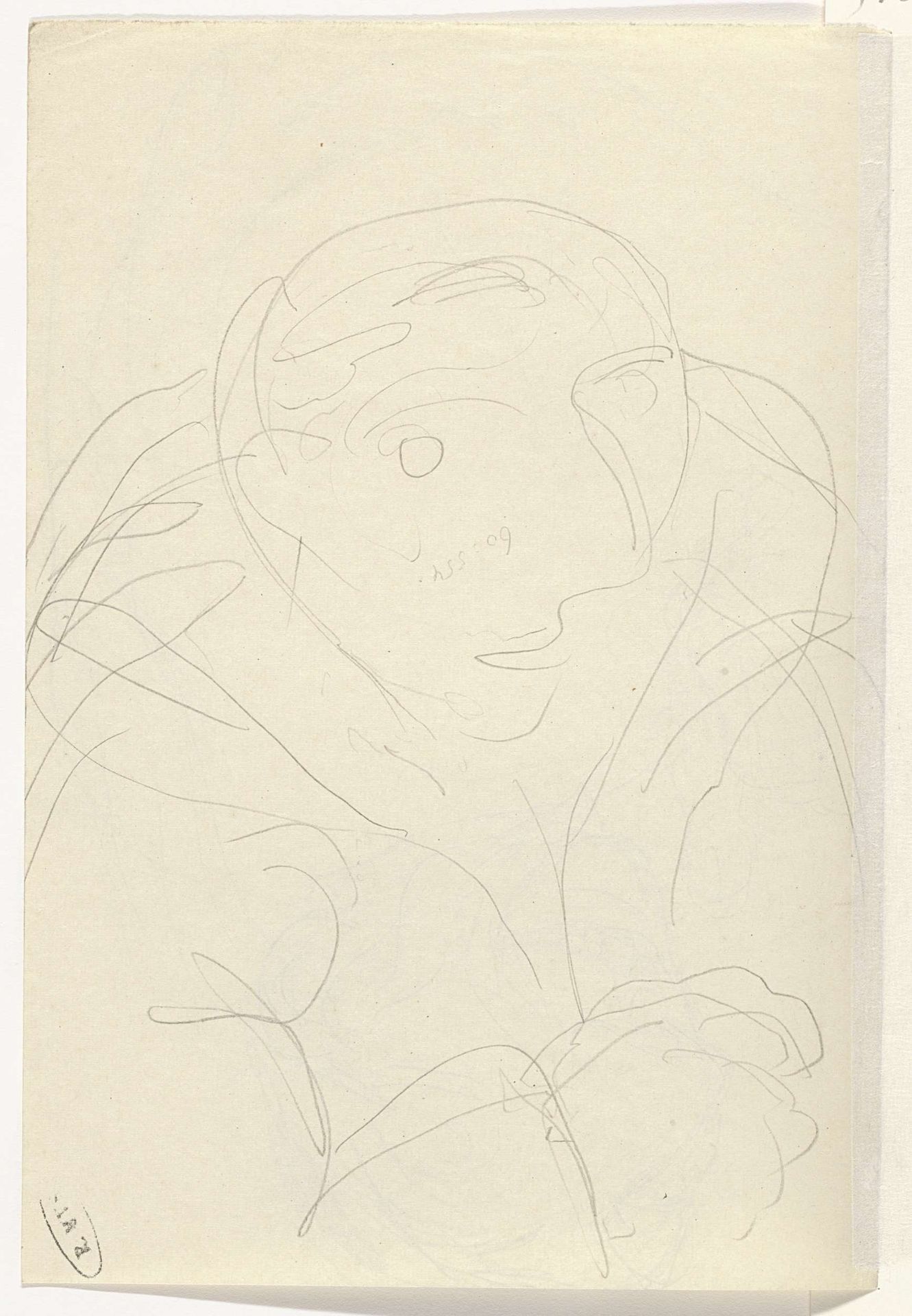 Karikatuur van Leo Gestel by Leo Gestel