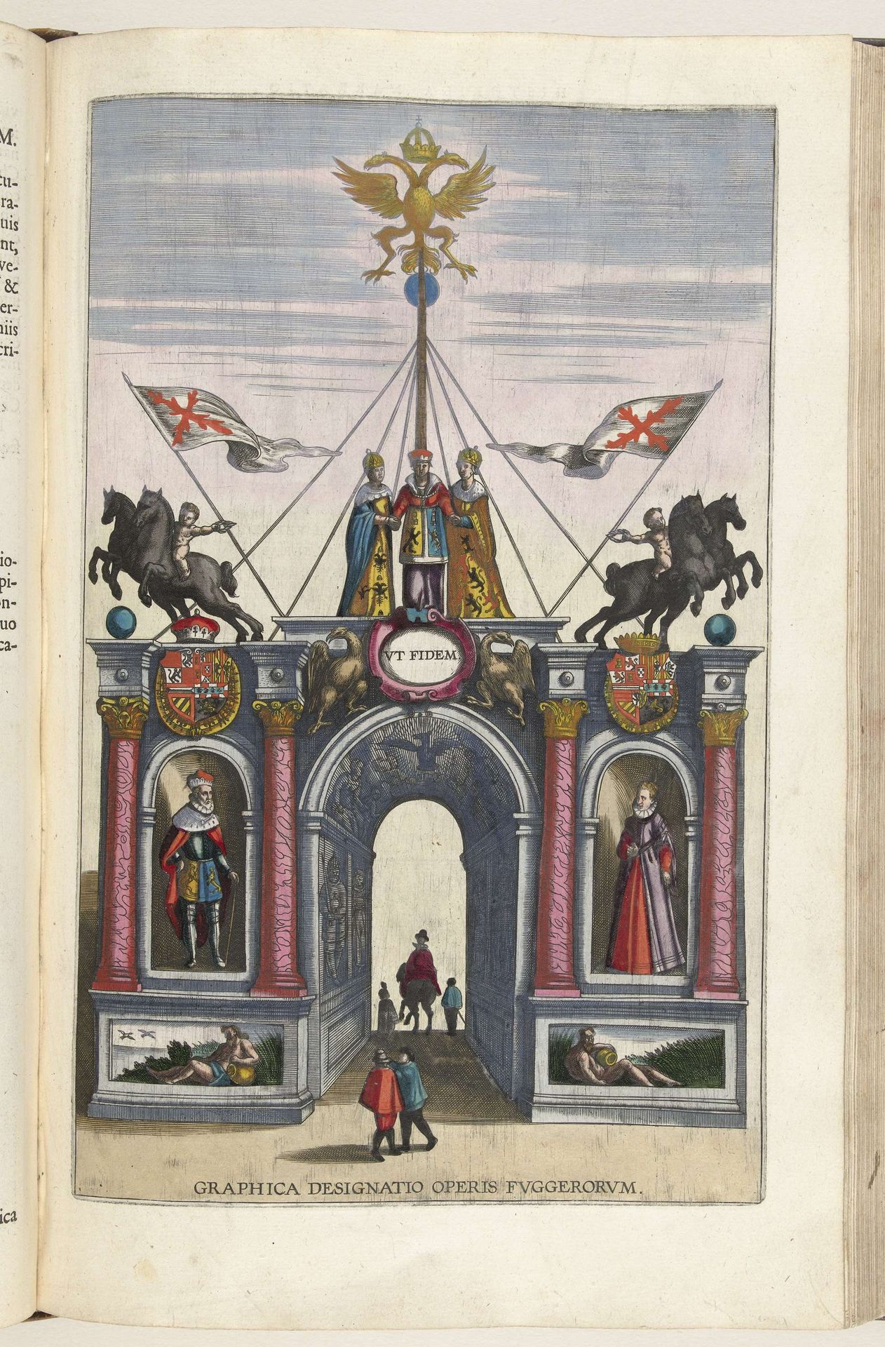 Triomfpoort van de familie Fugger, 1599 by Anonymous