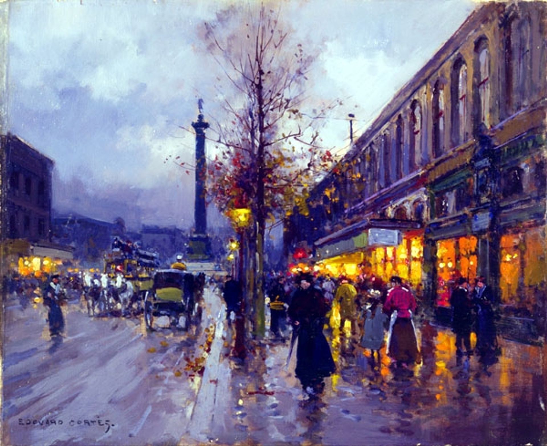 Place Vendome by Edouard Cortes