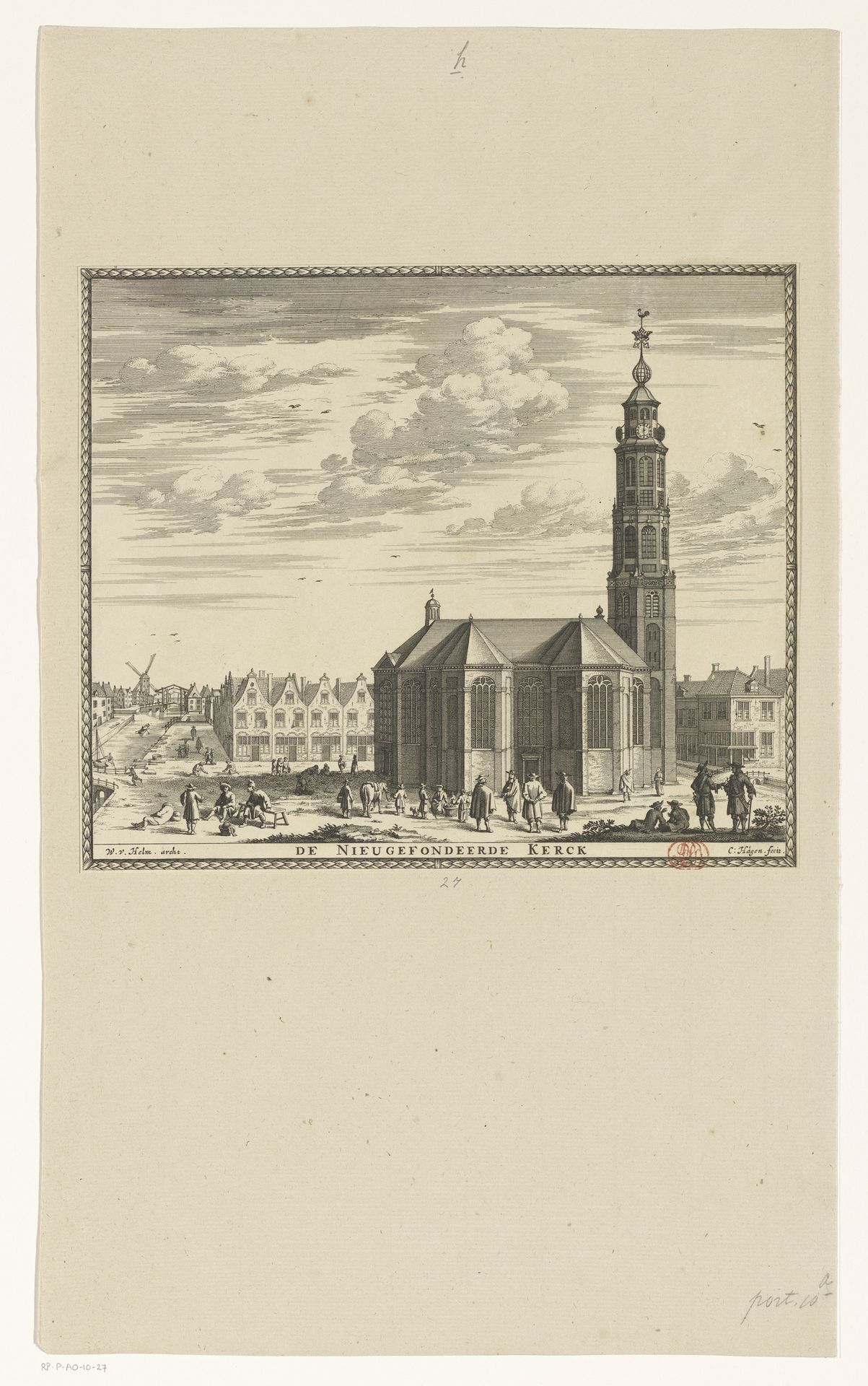 Rand van de Grote Hagen (onderdeel zijkant) by Christiaan Hagen