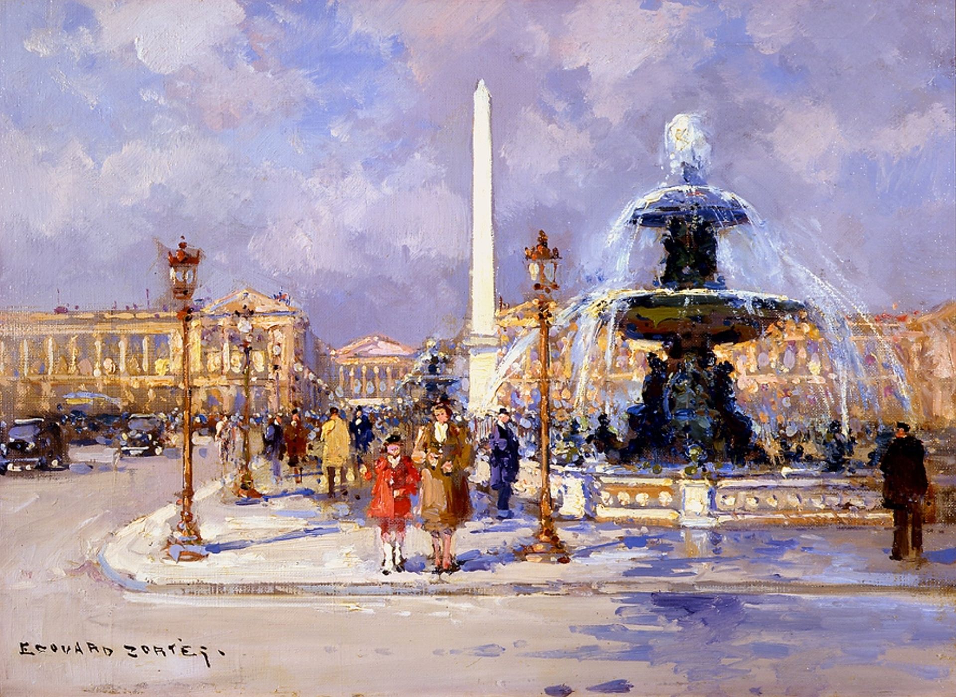 Place de la Concorde by Edouard Cortes