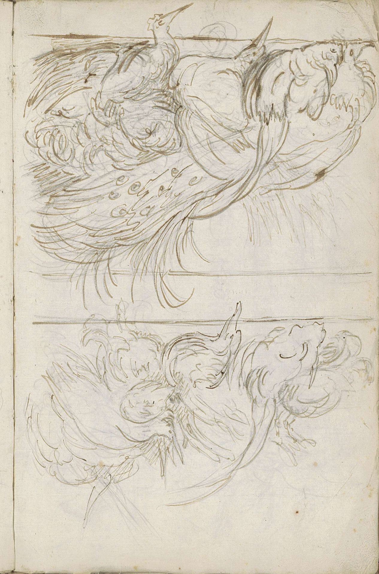 Stillevens met dood gevogelte op een plint by Paul de Vos