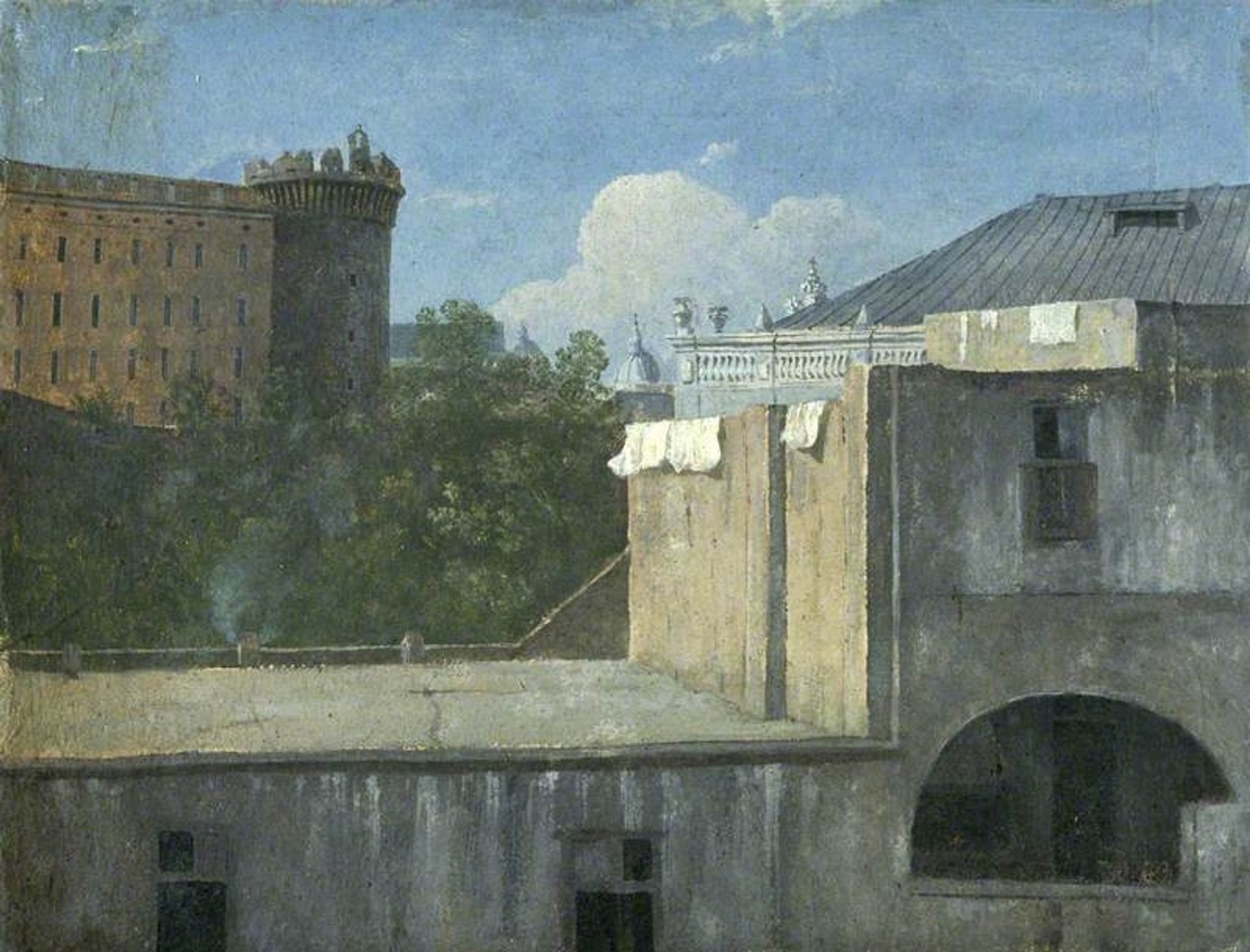 Buildings in Naples with the North-East Side by Thomas Jones