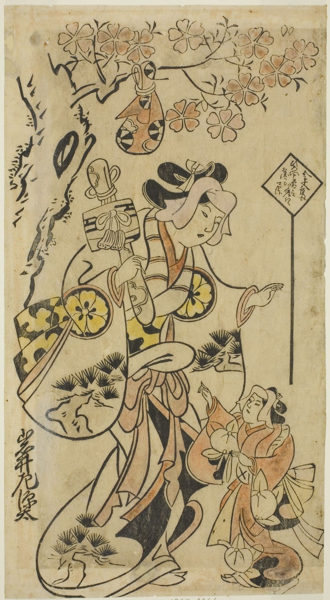 The Actor Iwai Sagenta I by Torii Kiyonobu I