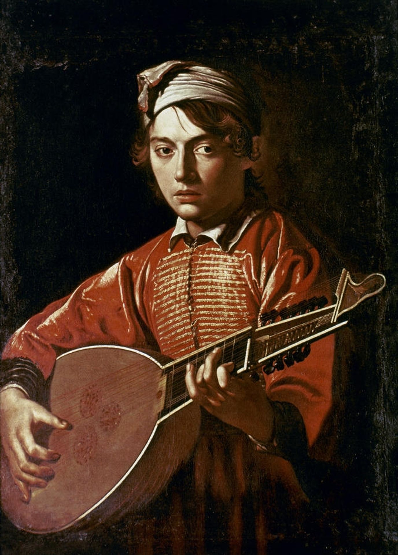 The lute player by Caravaggio