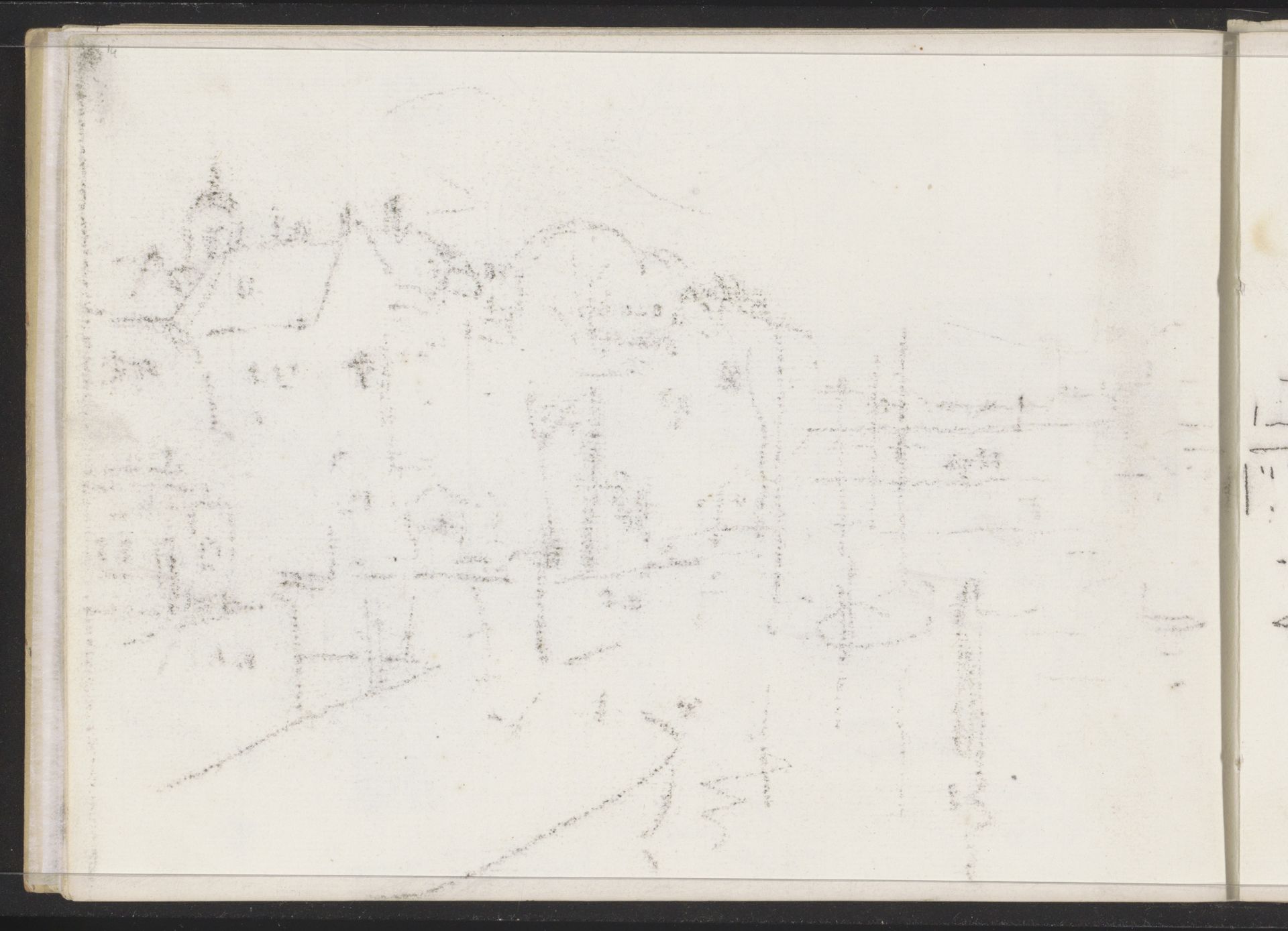 Abklatsch van de krijttekening op pagina 15 by Willem Witsen
