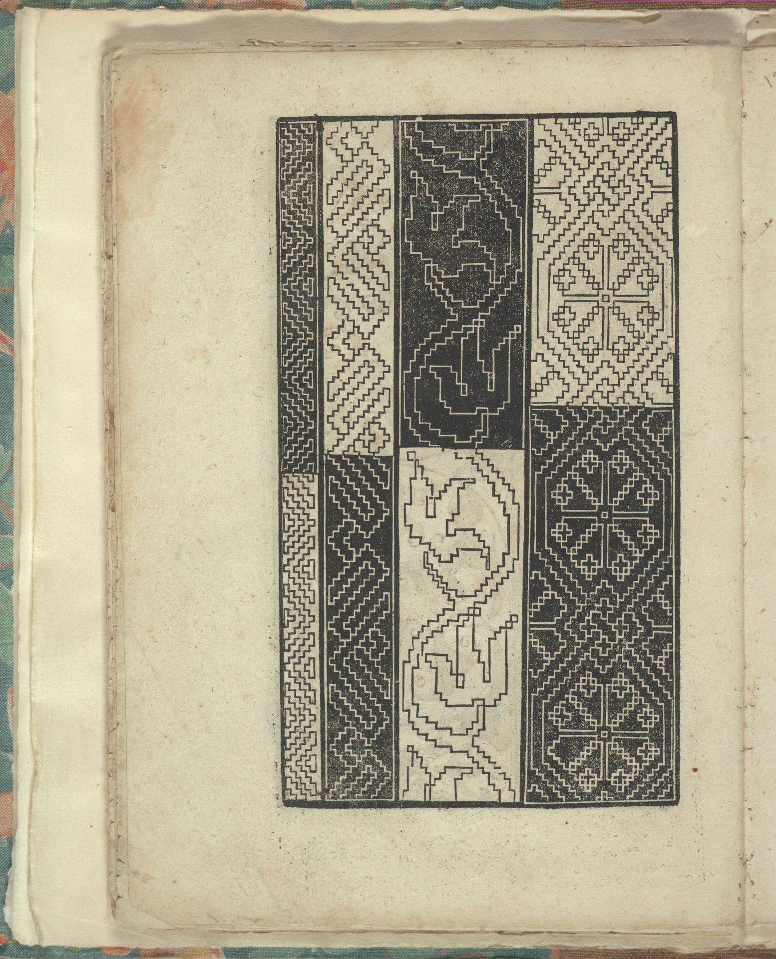 Opera Nova Universali intitulata Corona di racammi, page 30 (verso) by Giovanni Andrea Vavassore