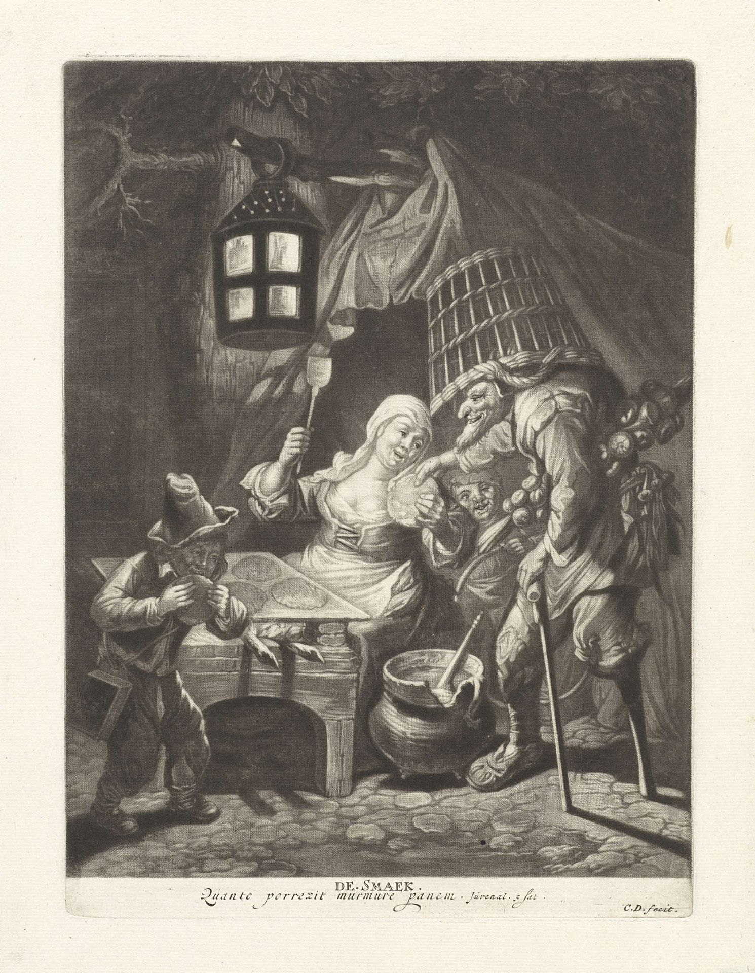 De smaak by Cornelis Dusart