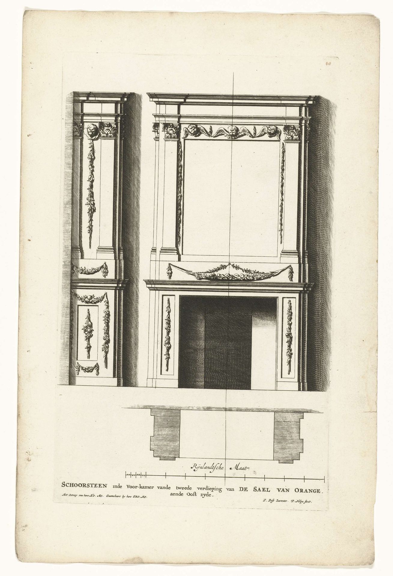 Onderboezem in Paleis Huis ten Bosch by Jan Matthysz.