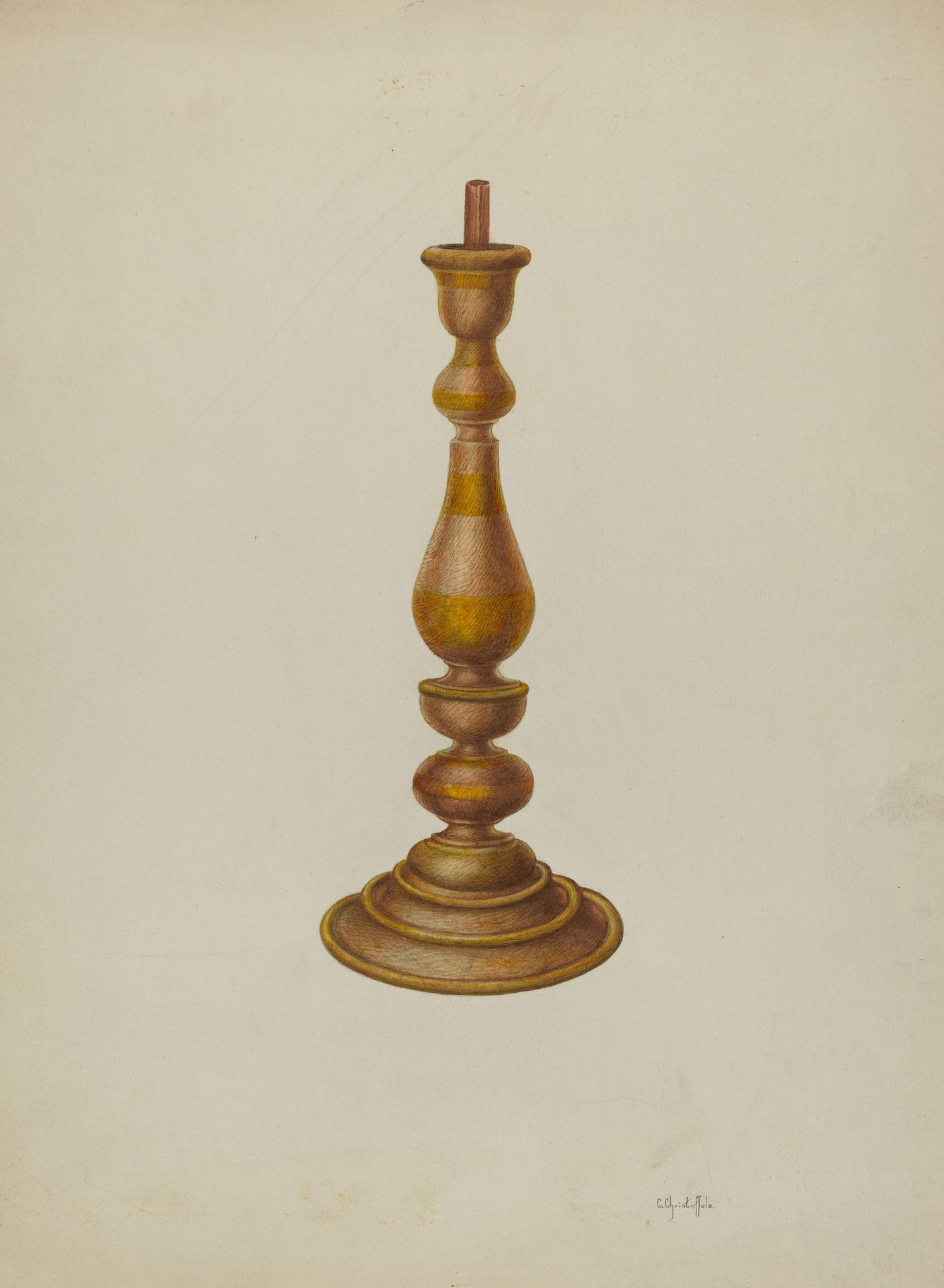Candlestick by Cornelius Christoffels