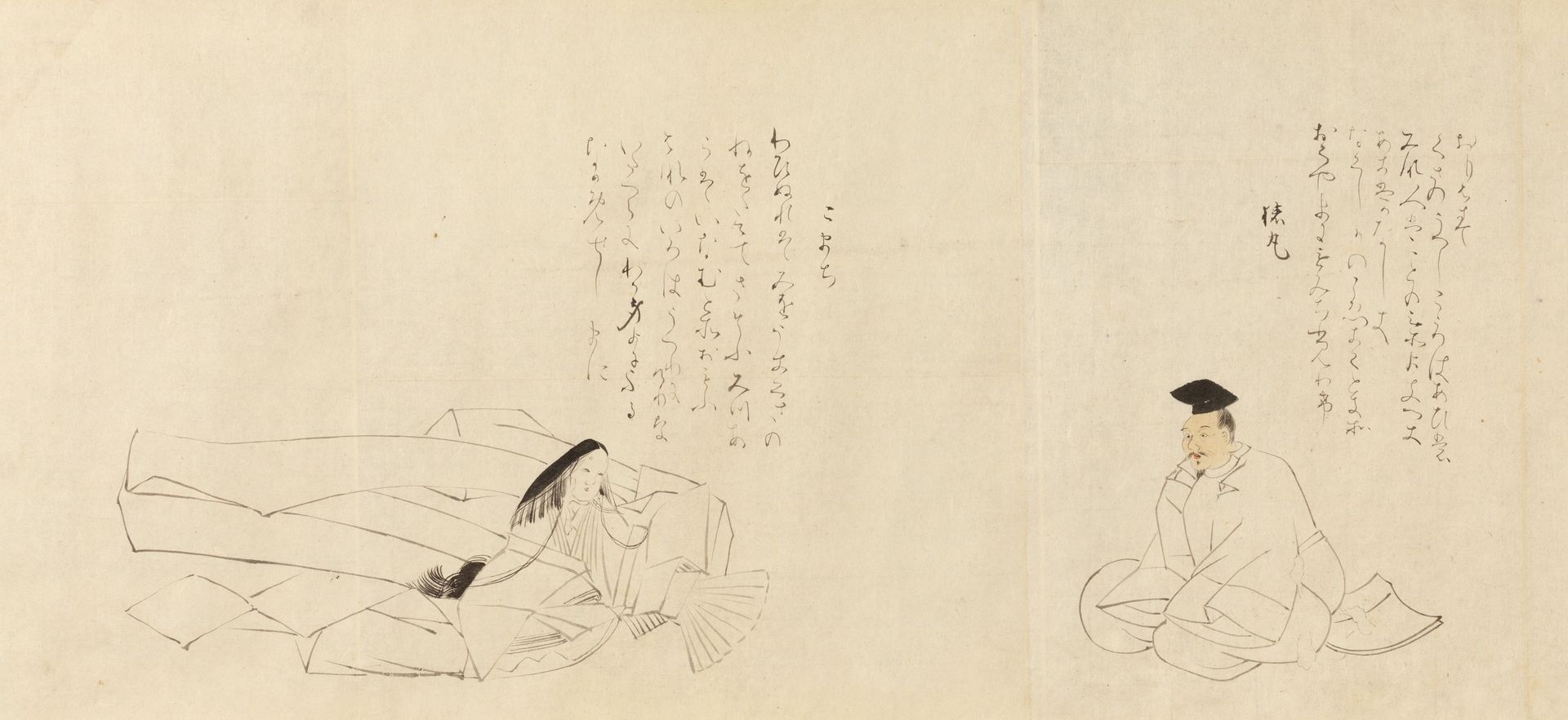 The Thirty-Six Poetic Immortals by Sakai Hōitsu