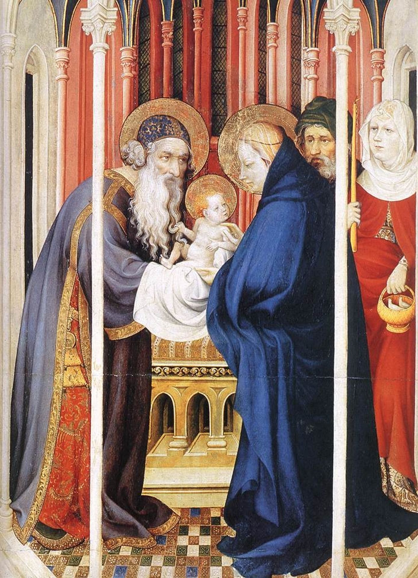 The Presentation of Christ (from Altar of Philip the Bold) by Melchior Broederlam