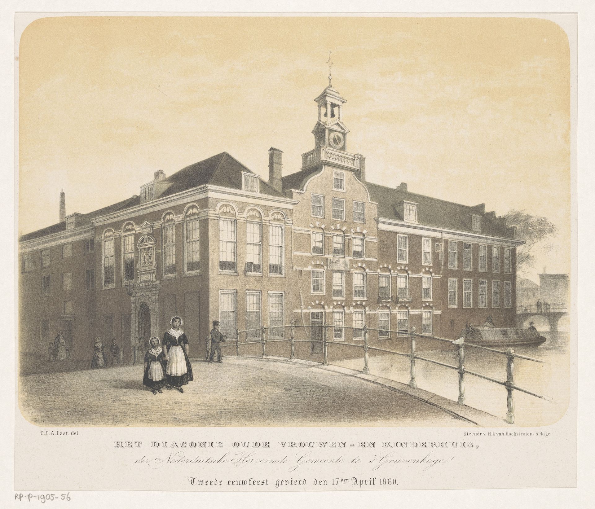 Diakonie oude vrouwen- en kinderhuis in Den Haag by Carel Christiaan Antony Last