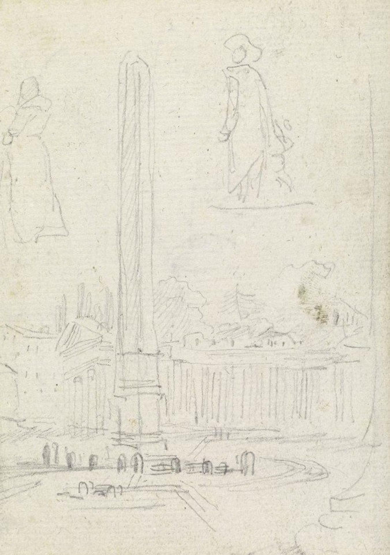 The Obelisk in Saint Peter’s Square by Hubert Robert