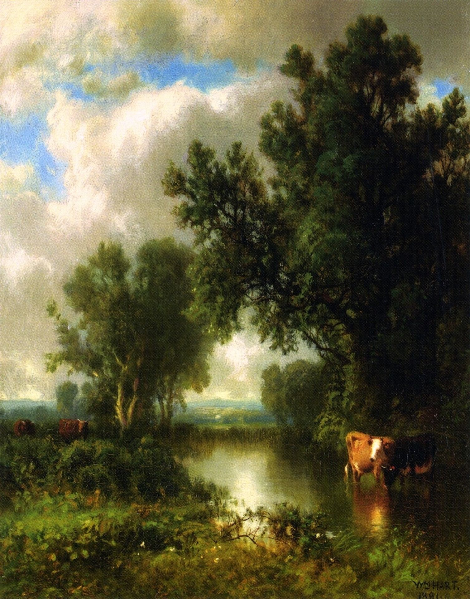 Summer Stream by William Hart