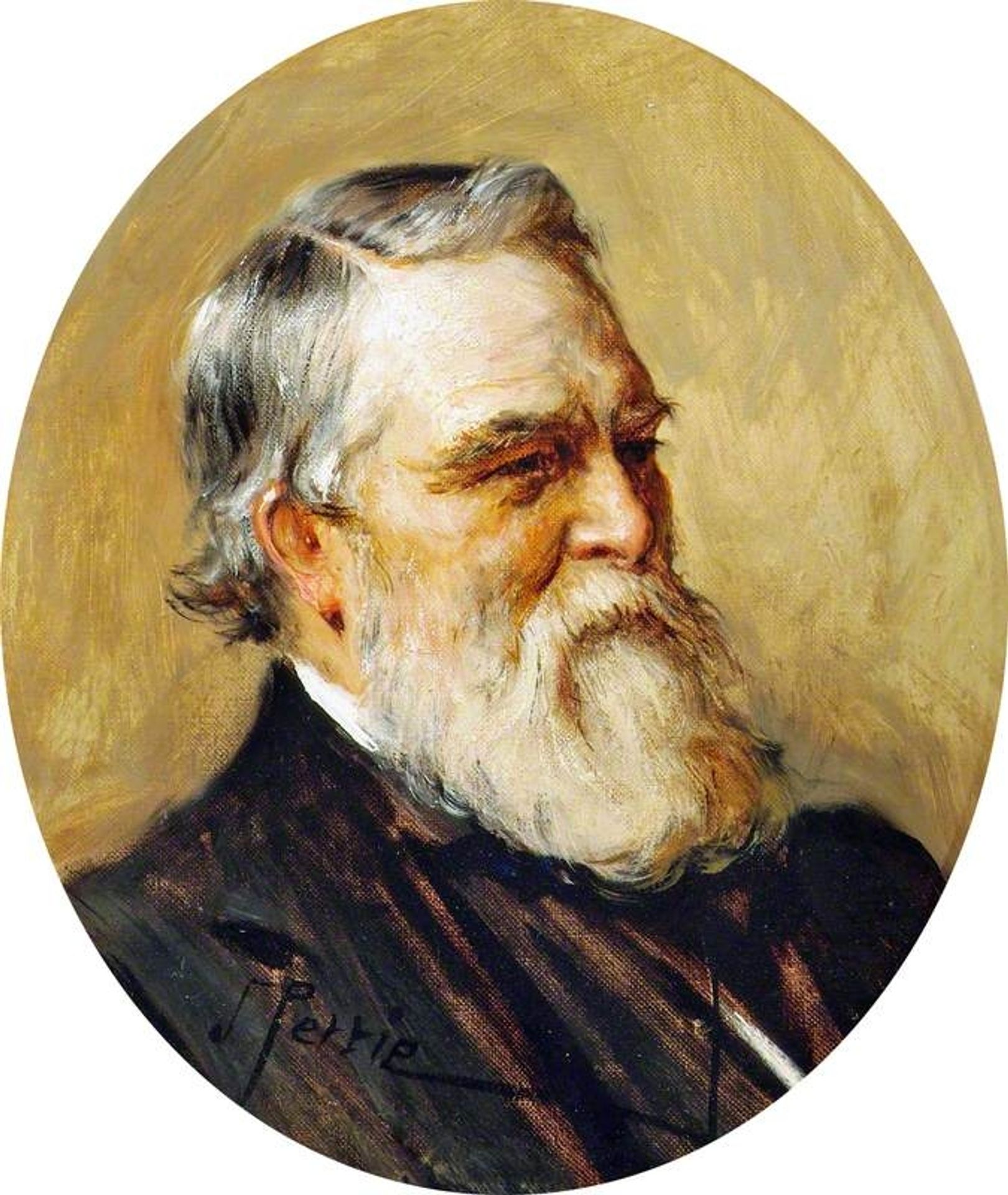 John Loughborough Pearson by John Pettie