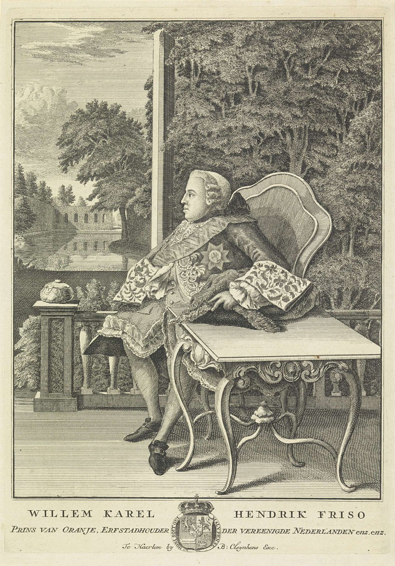 Portret van Willem IV, prins van Oranje-Nassau by Anonymous