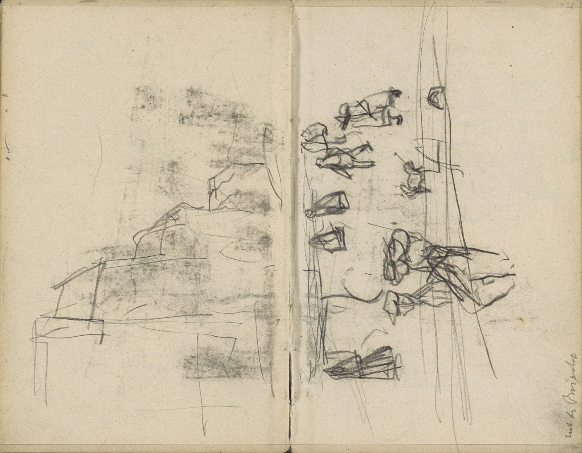 Gezicht op de Dam te Amsterdam by George Hendrik Breitner