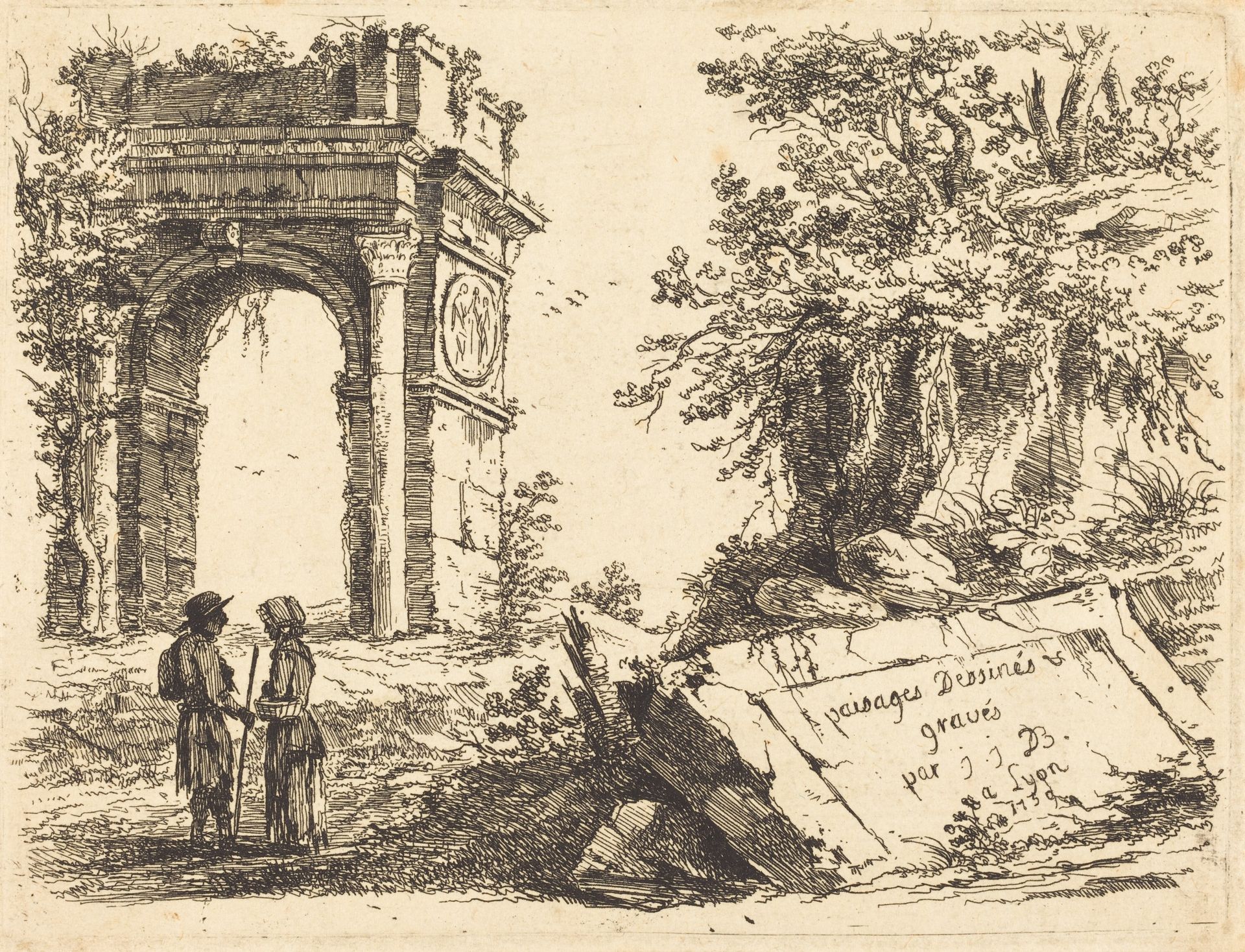 Triumphal Arch by Jean Jacques de Boissieu