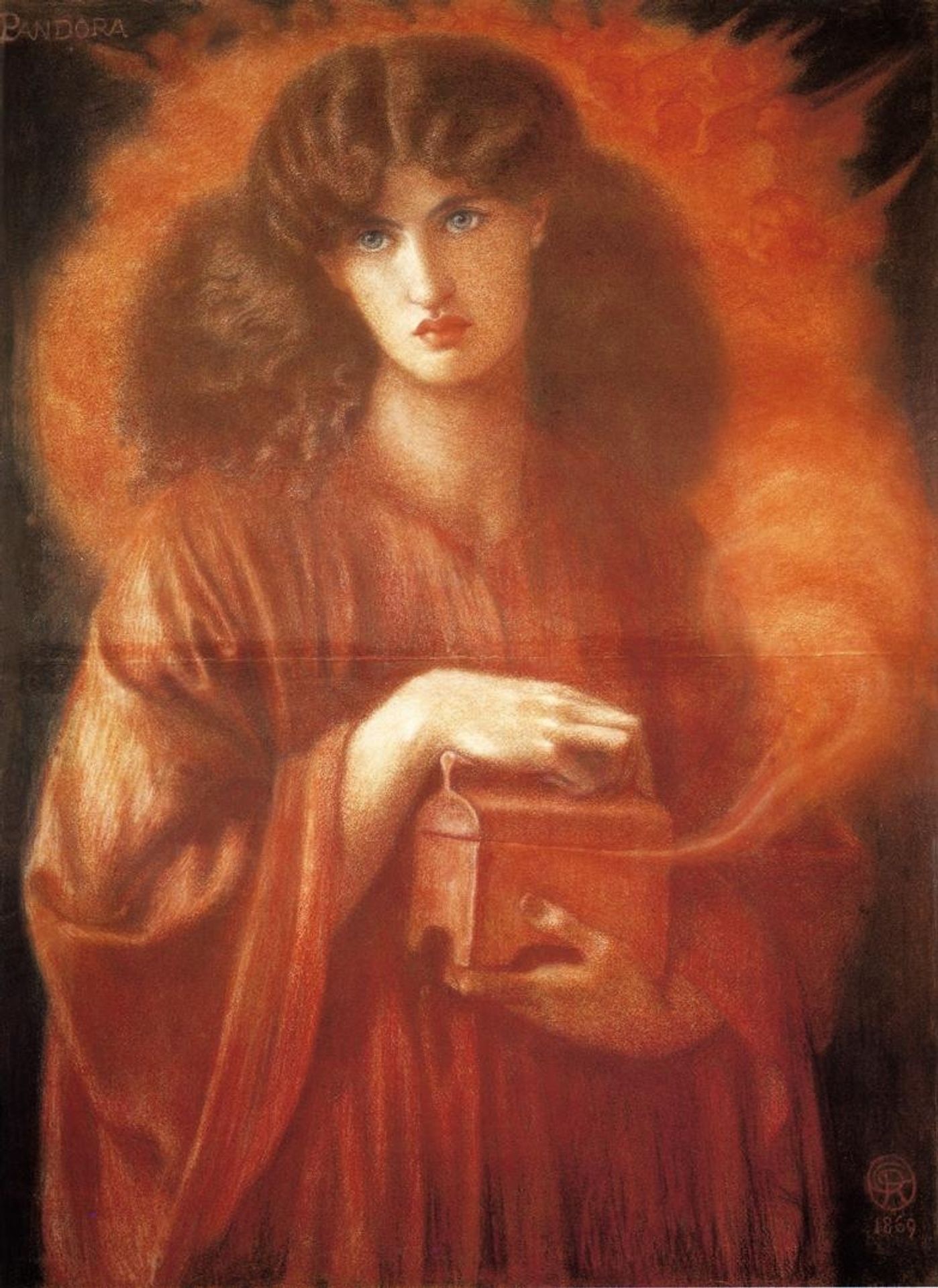 Pandora by Dante Gabriel Rossetti