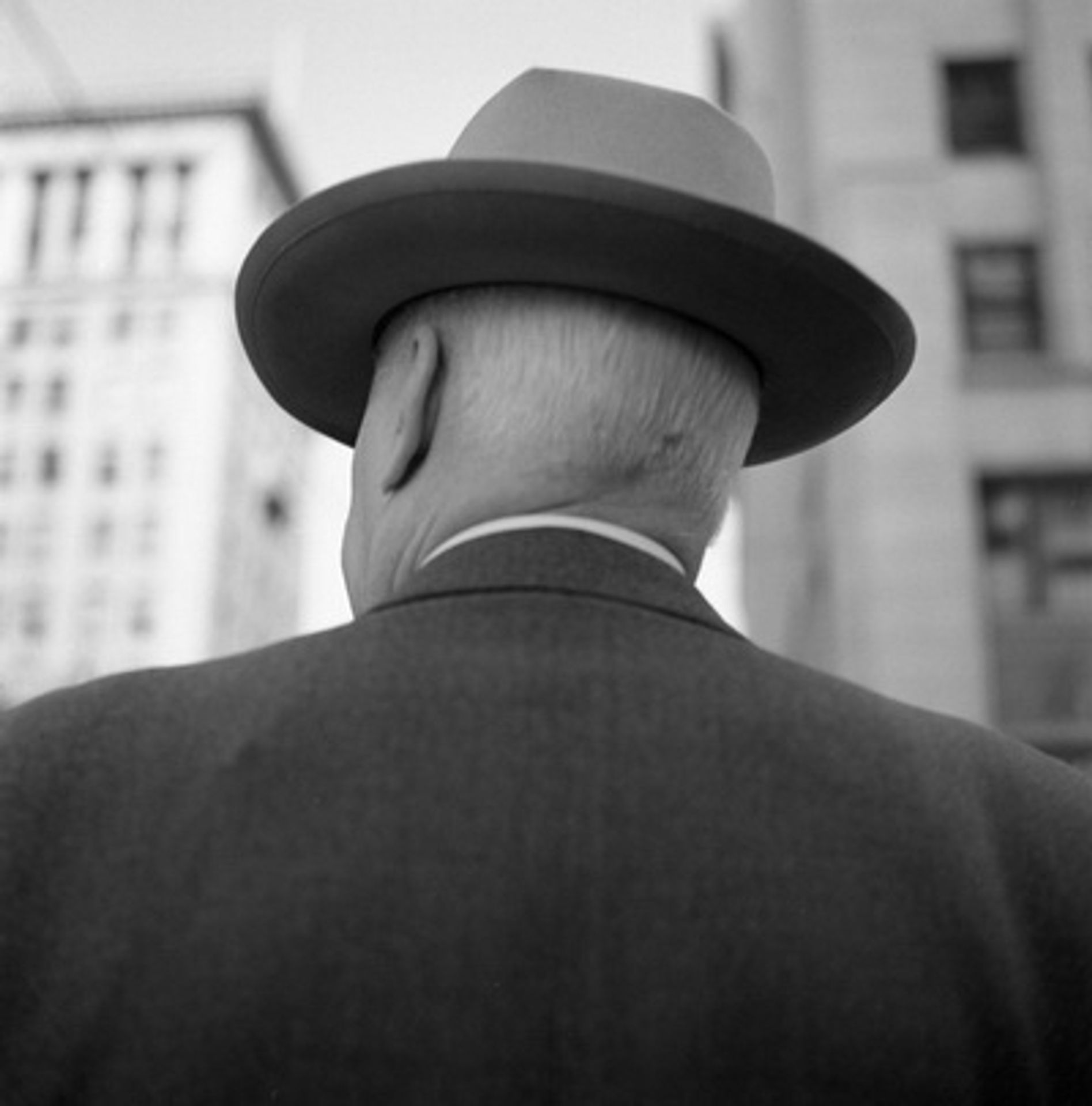 Los Angeles (Man with Hat from Behind) by Vivian Maier