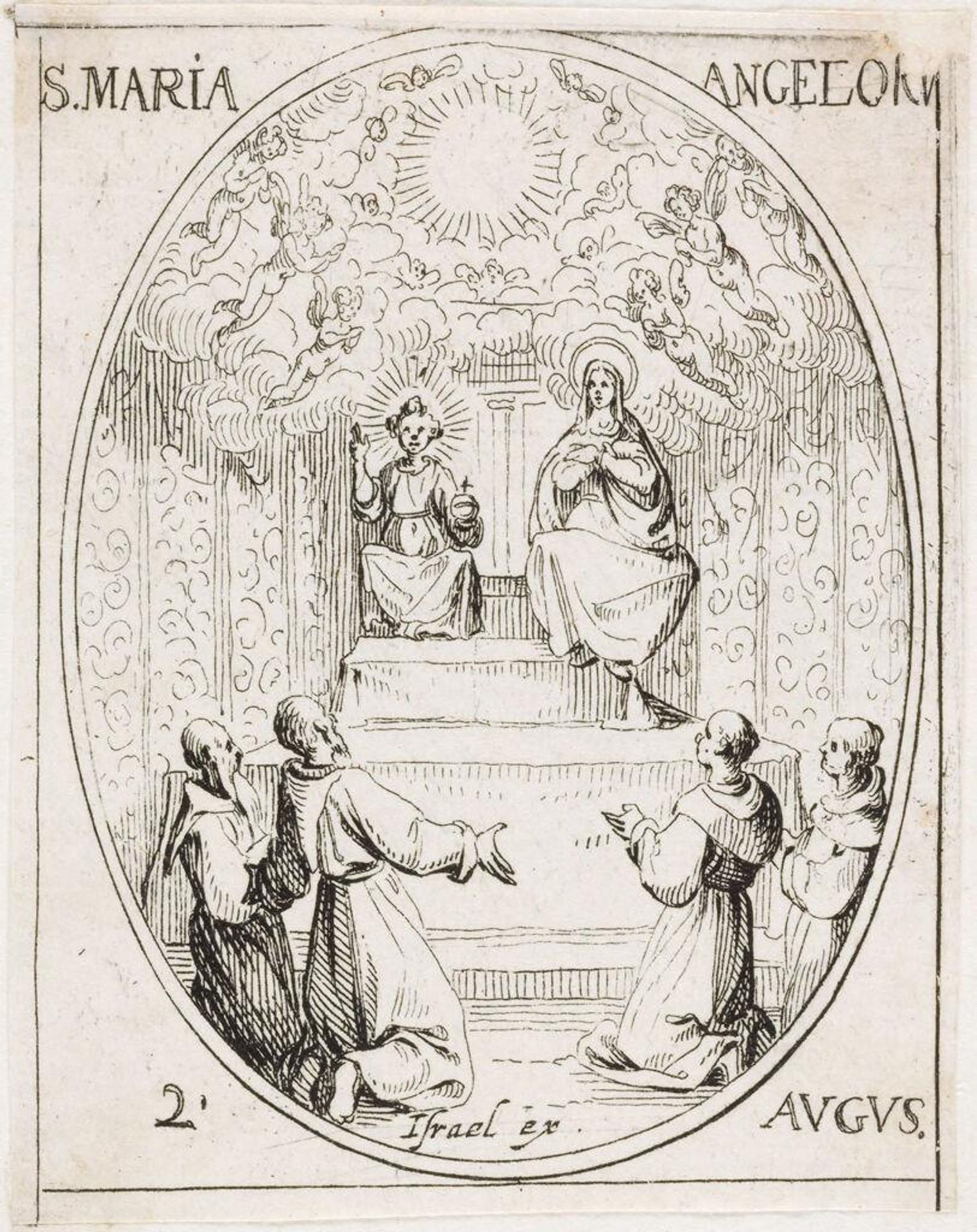 Virgin of the Angels by Jacques Callot