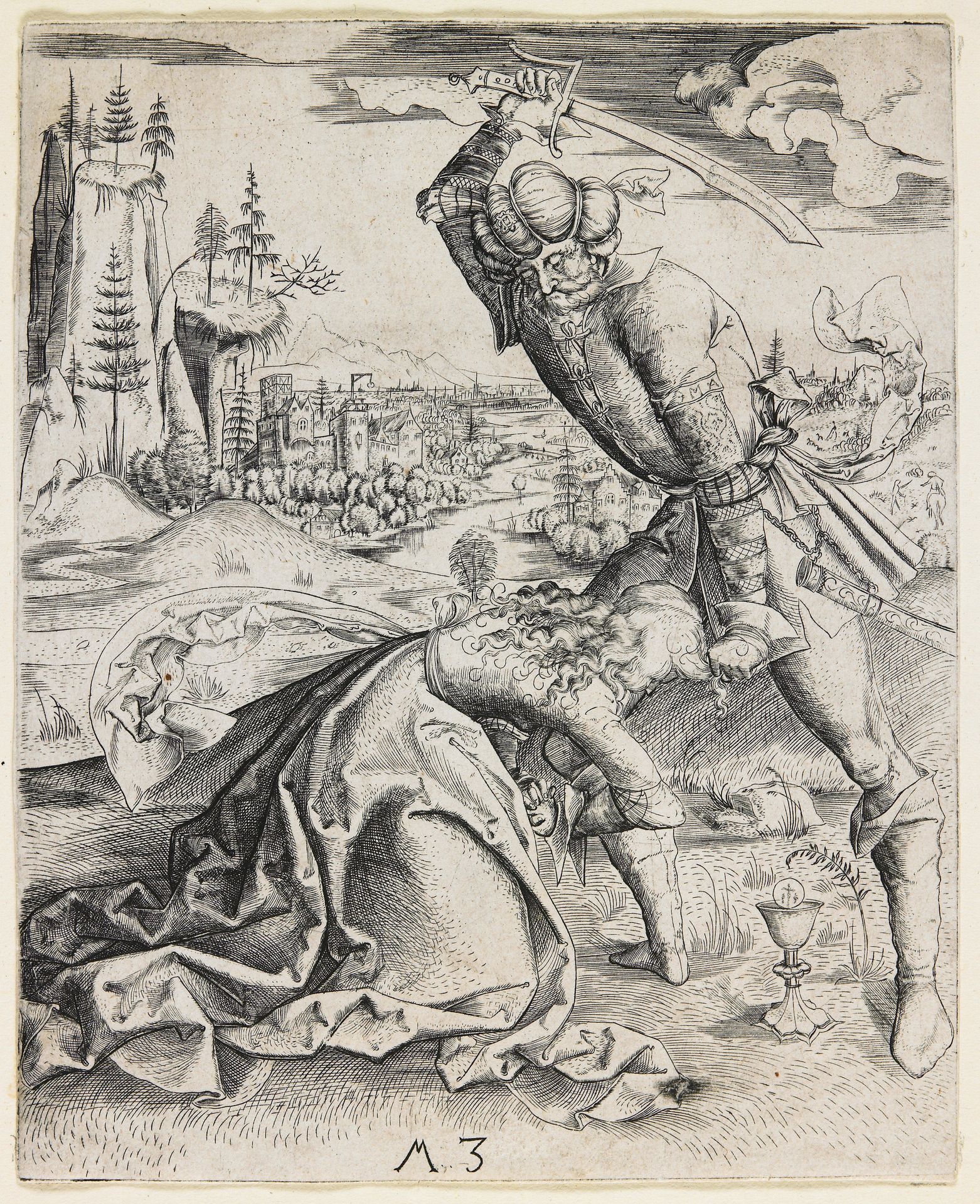 Beheading of Saint Barbara by Anonymous