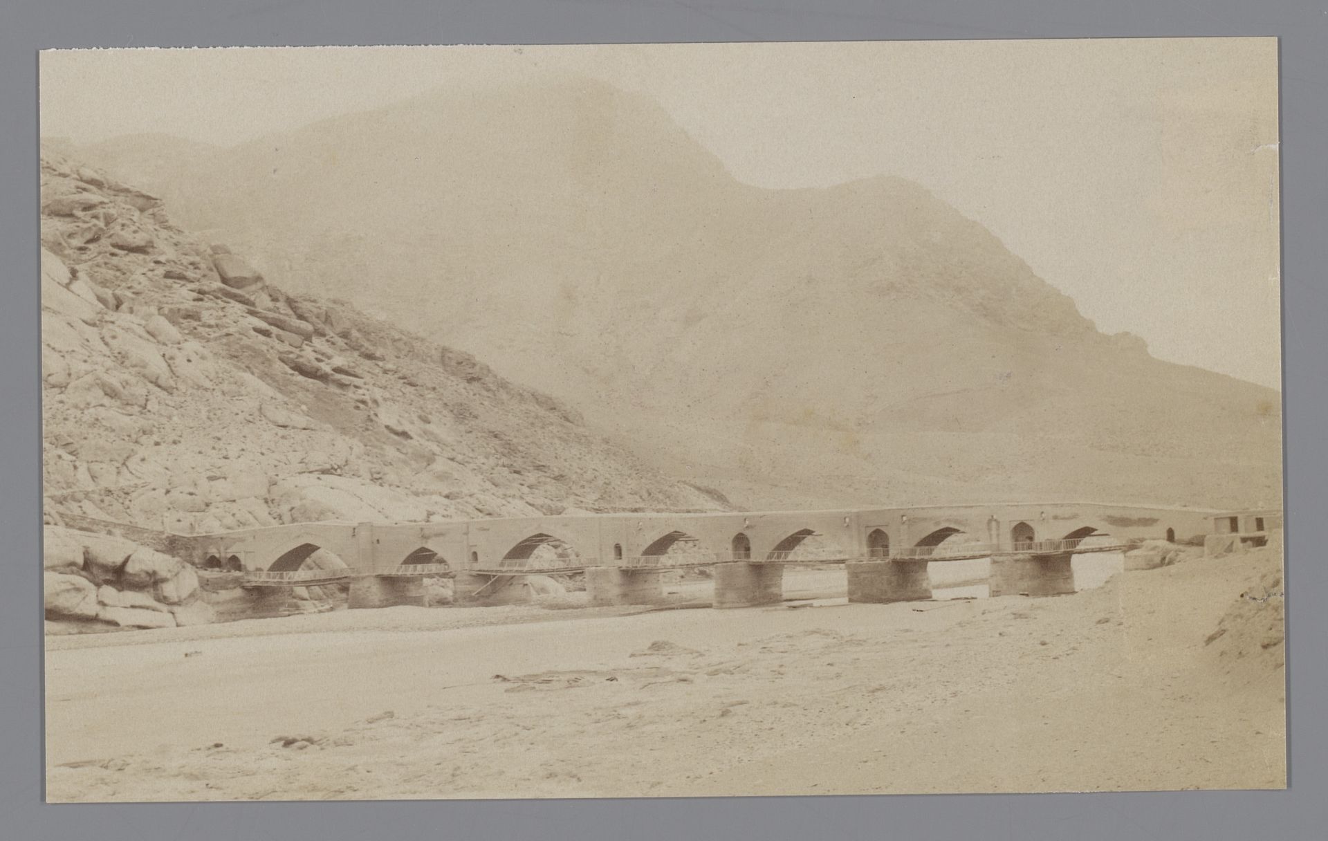 Brug, Iran [?] by Antoine Sevruguin