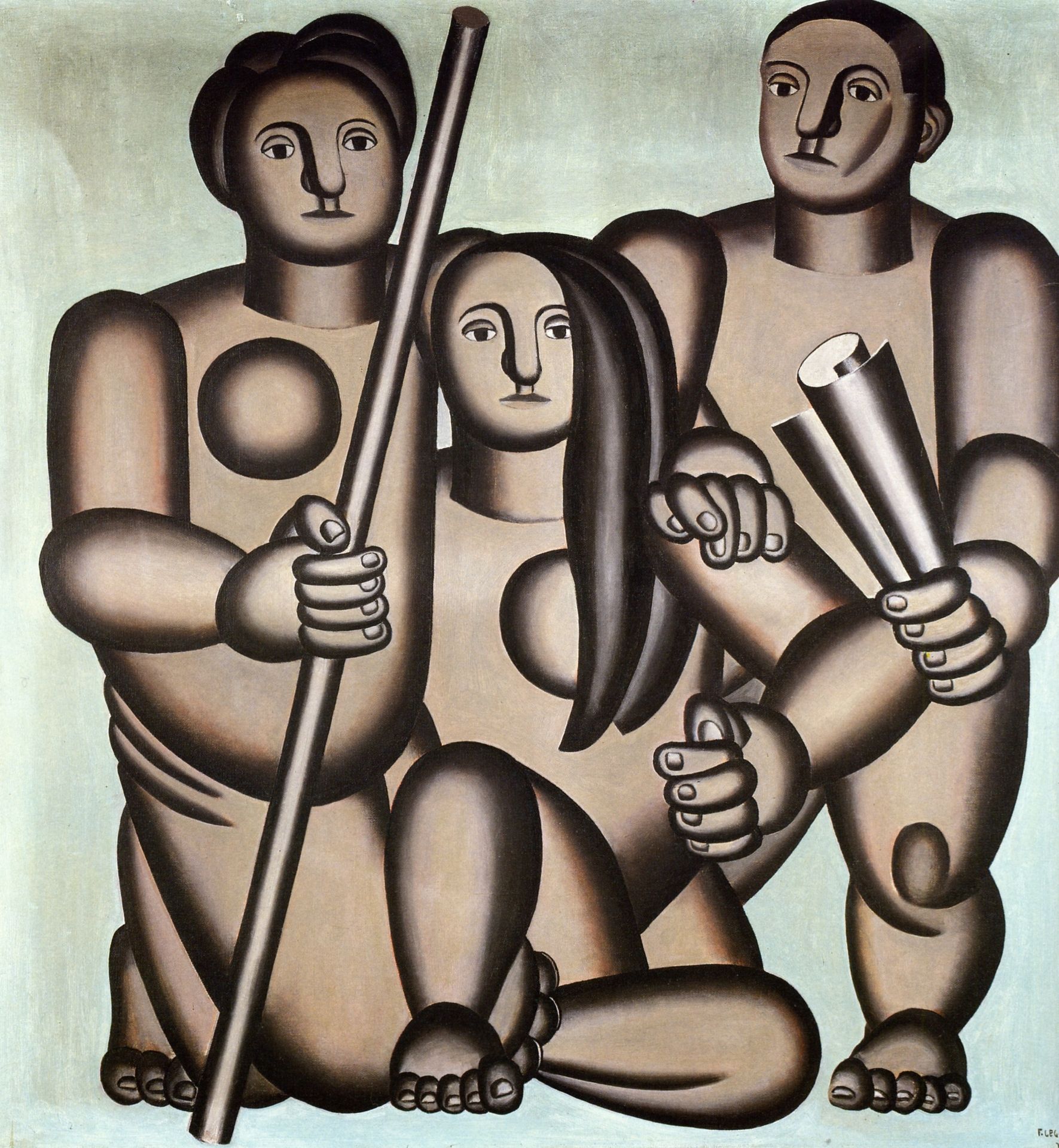 Three Characters by Fernand Léger