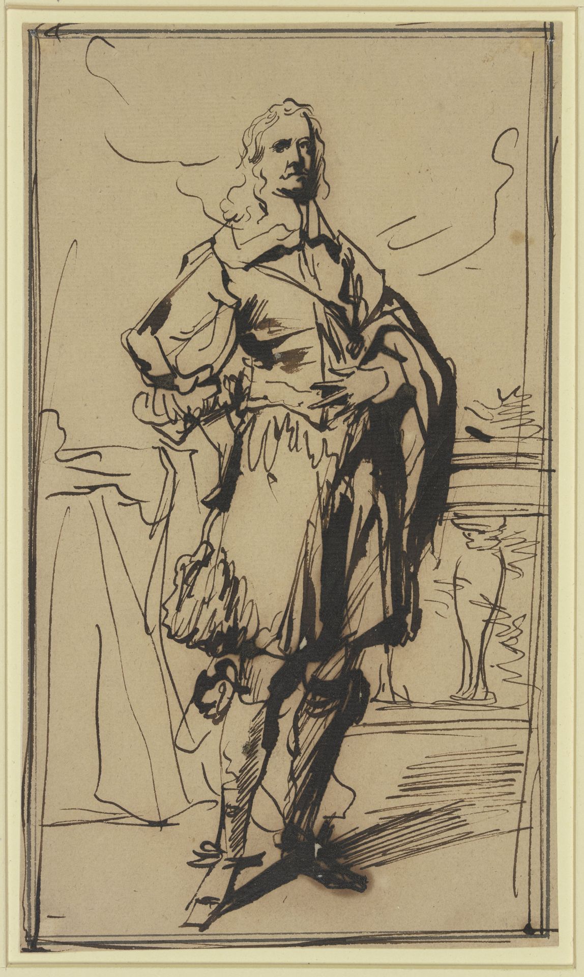 Studie zu einem Kavalierbildnis by Anthony van Dyck