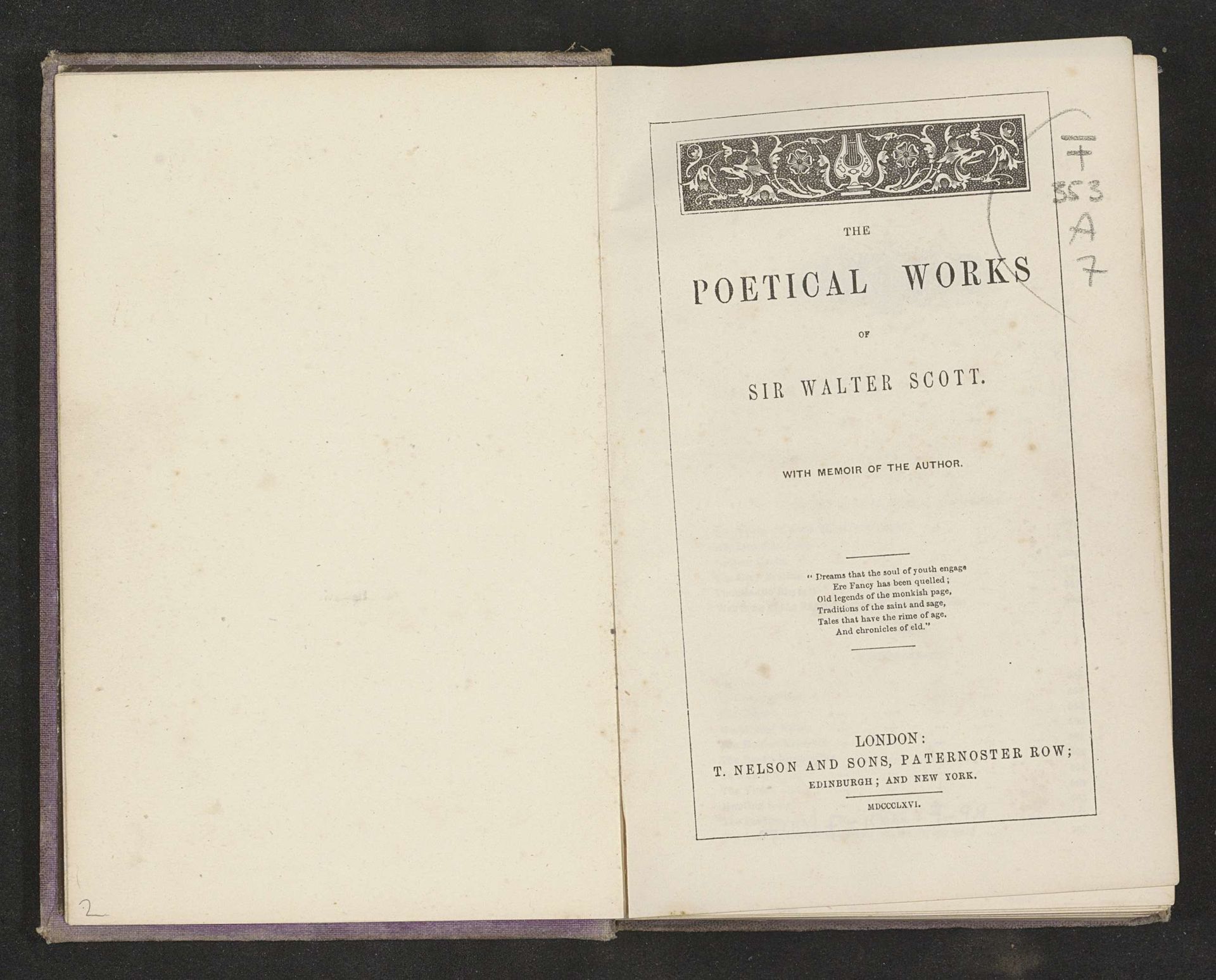 The poetical works of Sir Walter Scott by Walter Scott