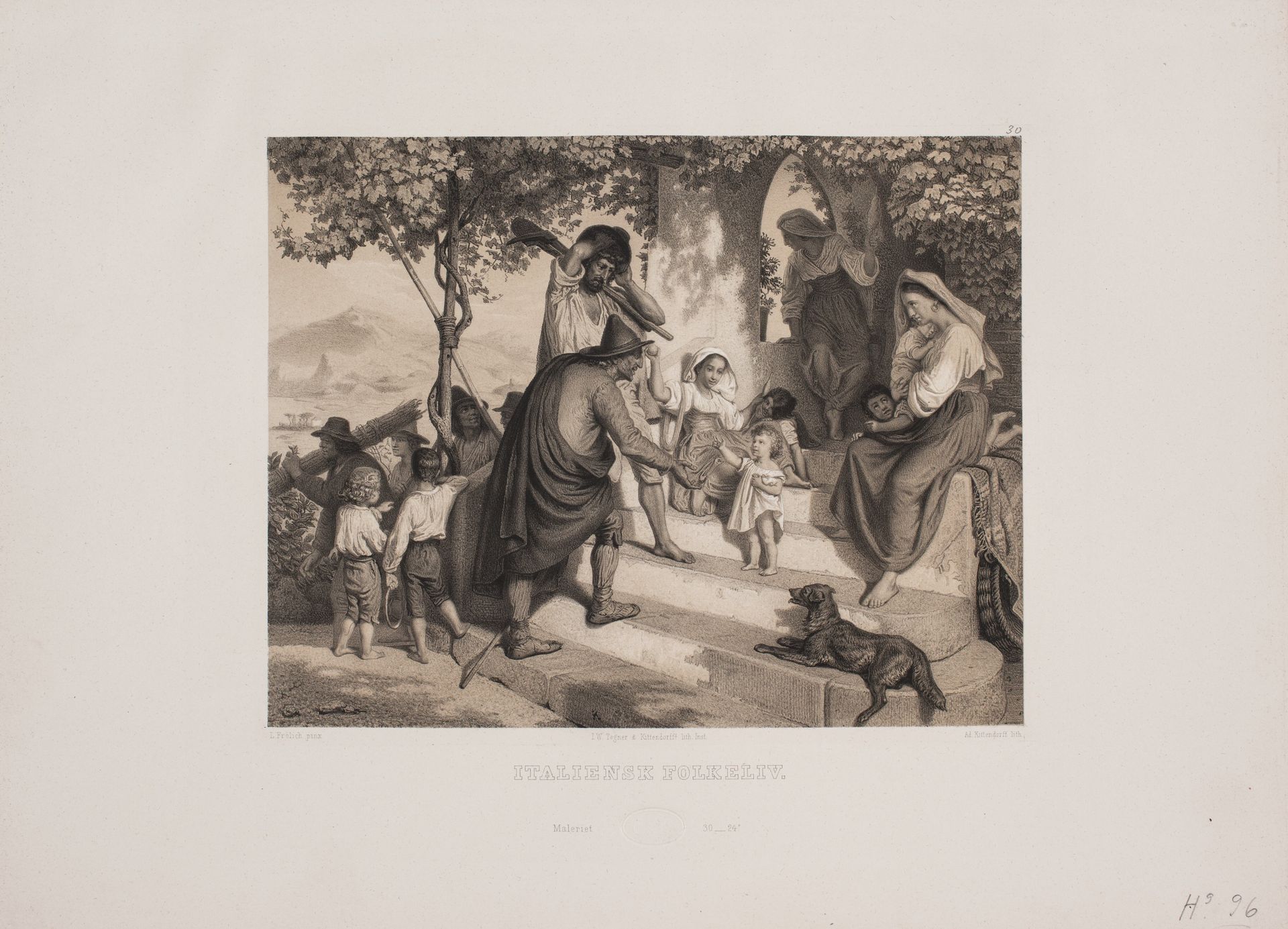 Italiensk folkeliv by Adolph Kittendorff