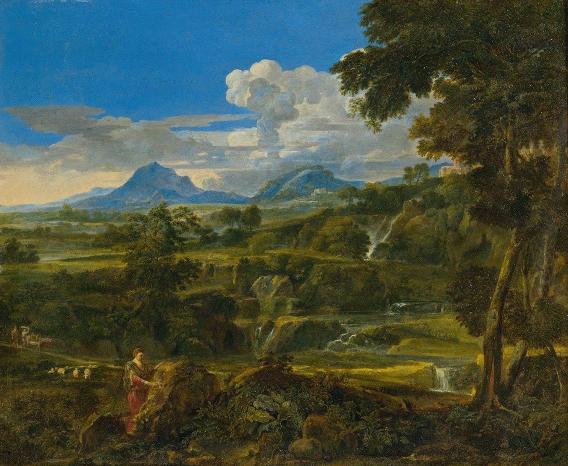 Landscape With Shepherds by Jean-François Millet
