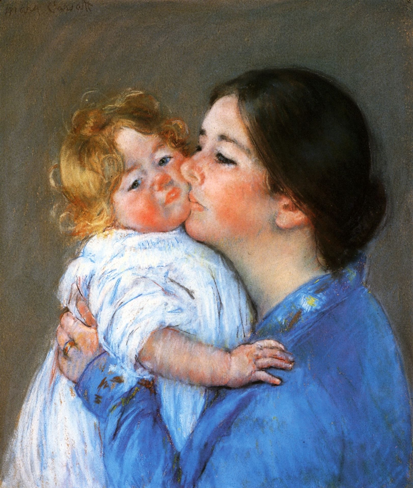 A Kiss For Baby Anne by Mary Cassatt