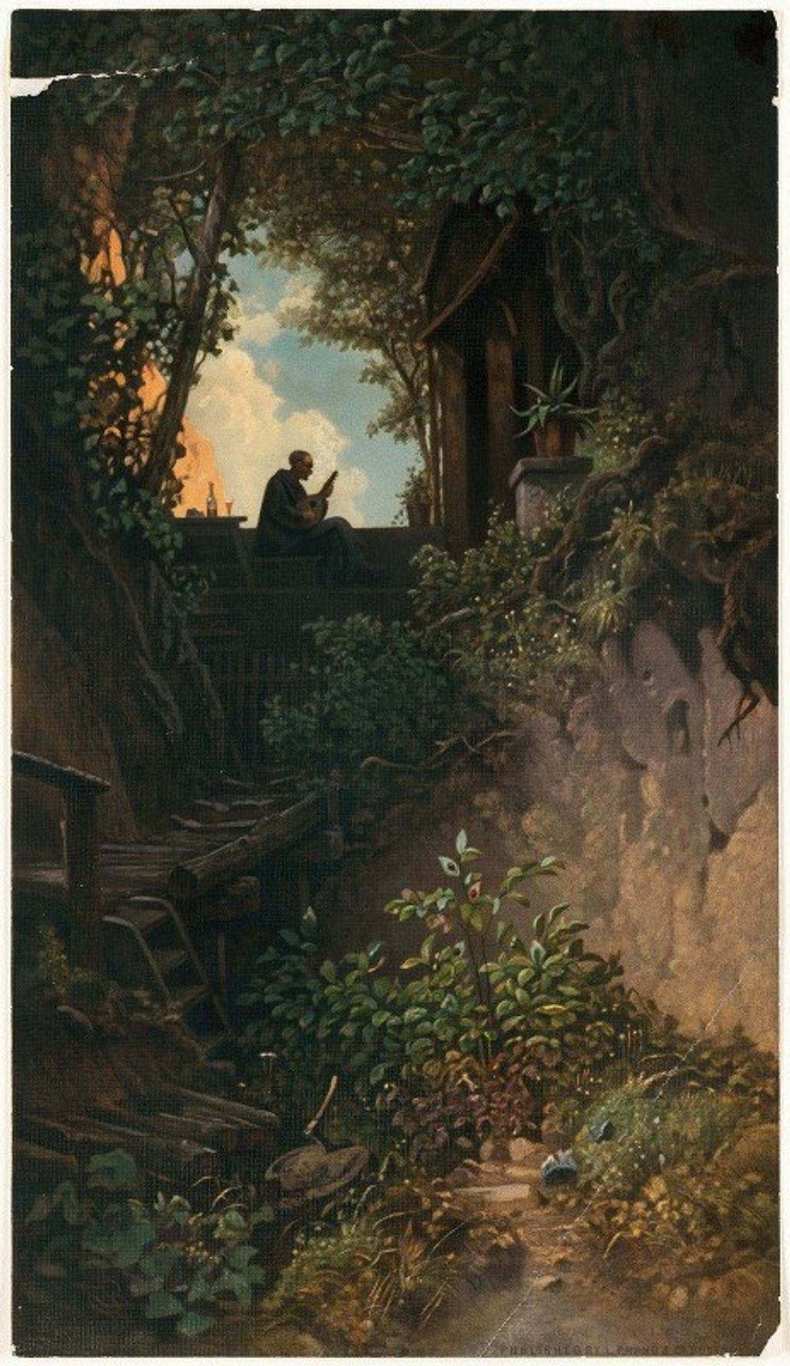 Golden Evening by Carl Spitzweg