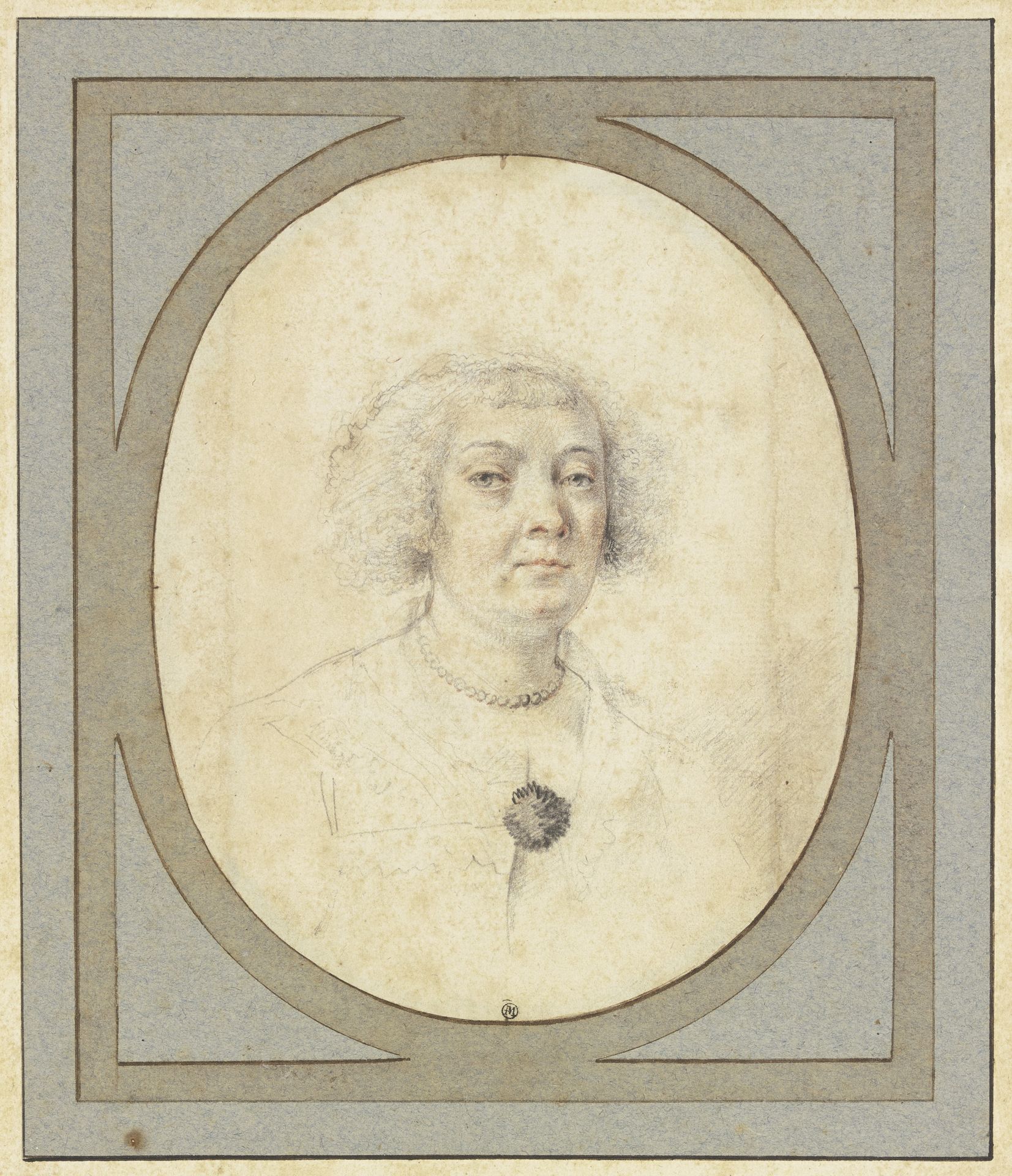 Portrait of a Lady by Claude Mellan