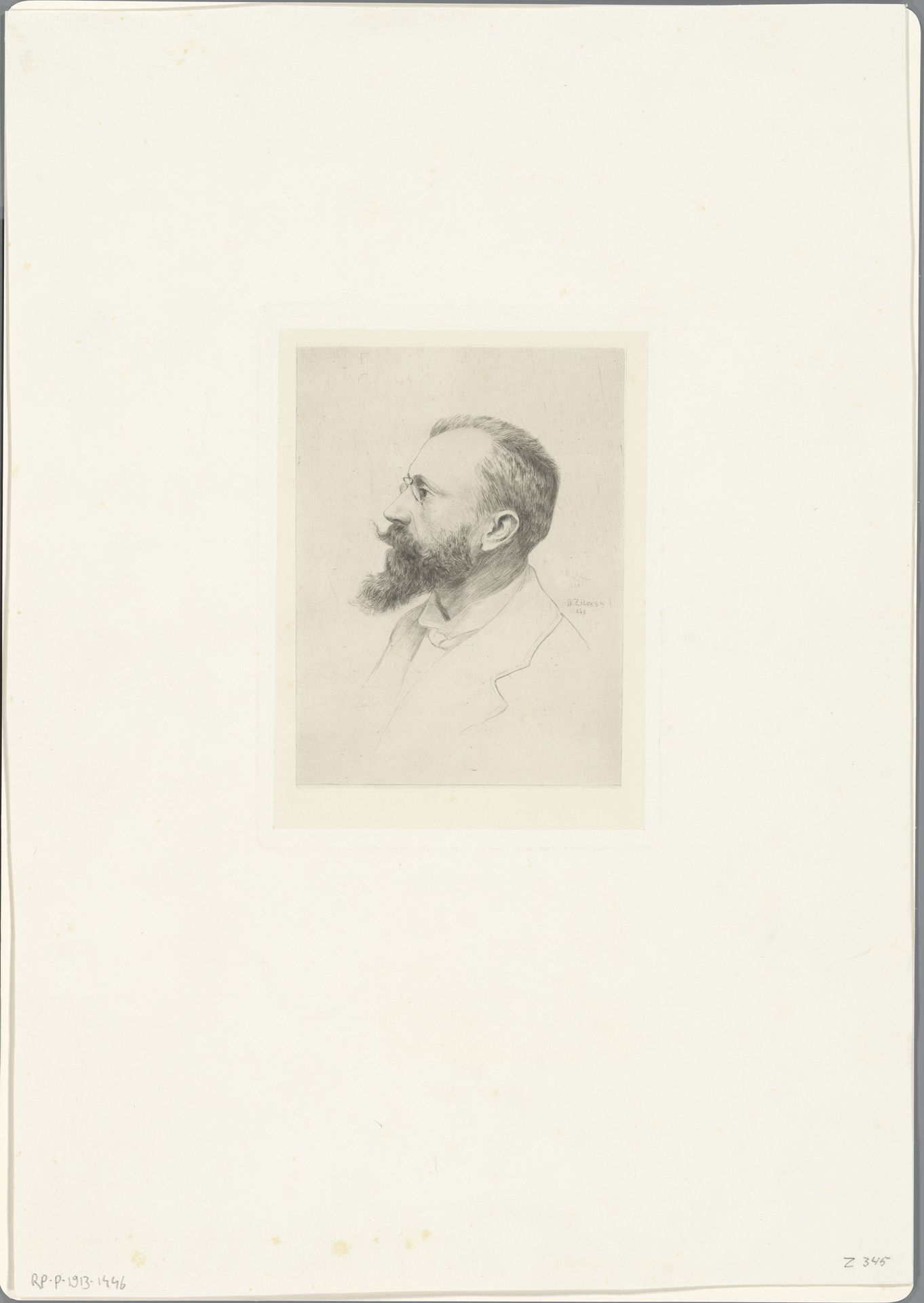 Portret van Pol de Mont by Philip Zilcken