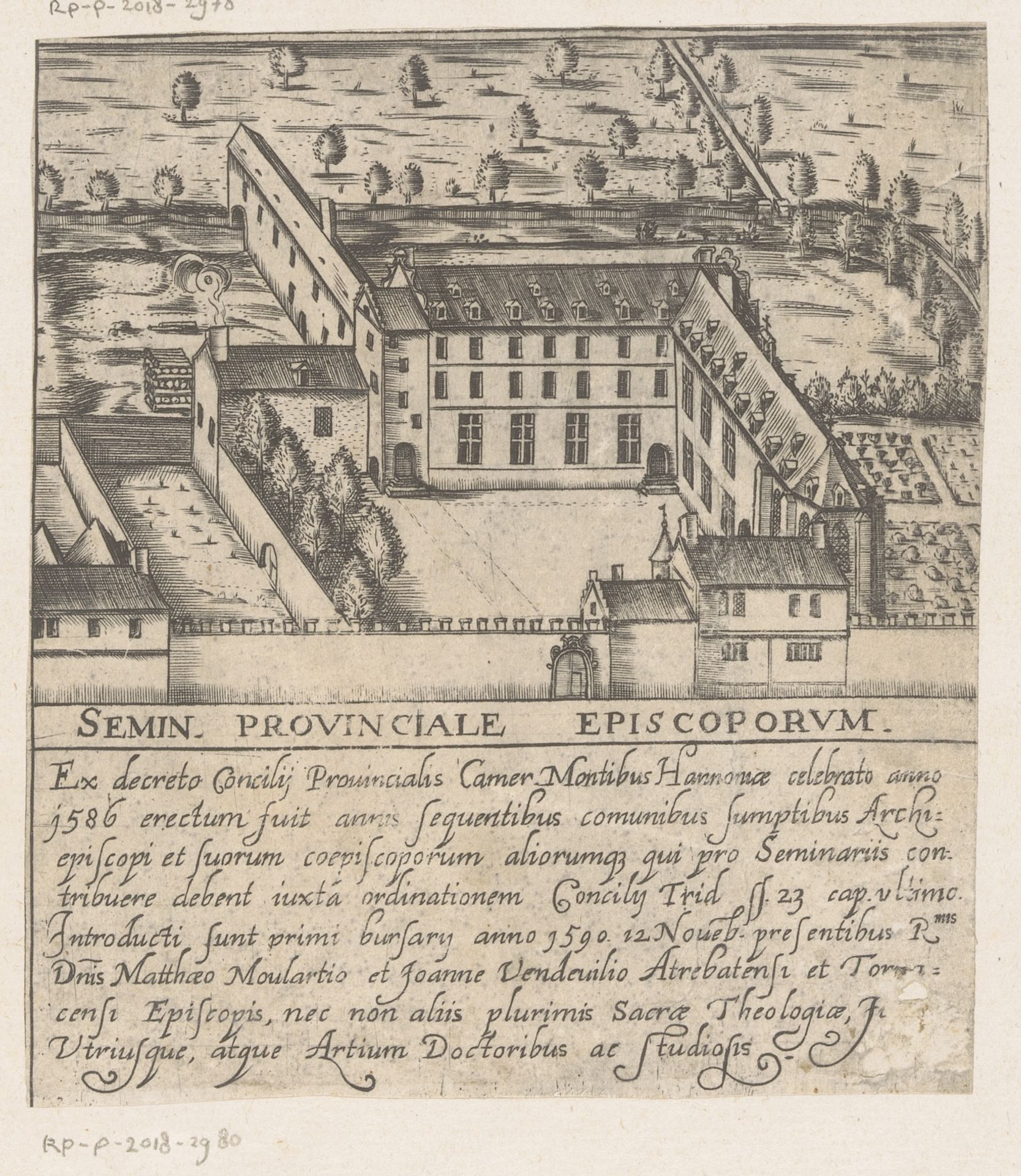 Seminarie van de bisschoppen van de provincie by Filippo Ferrari