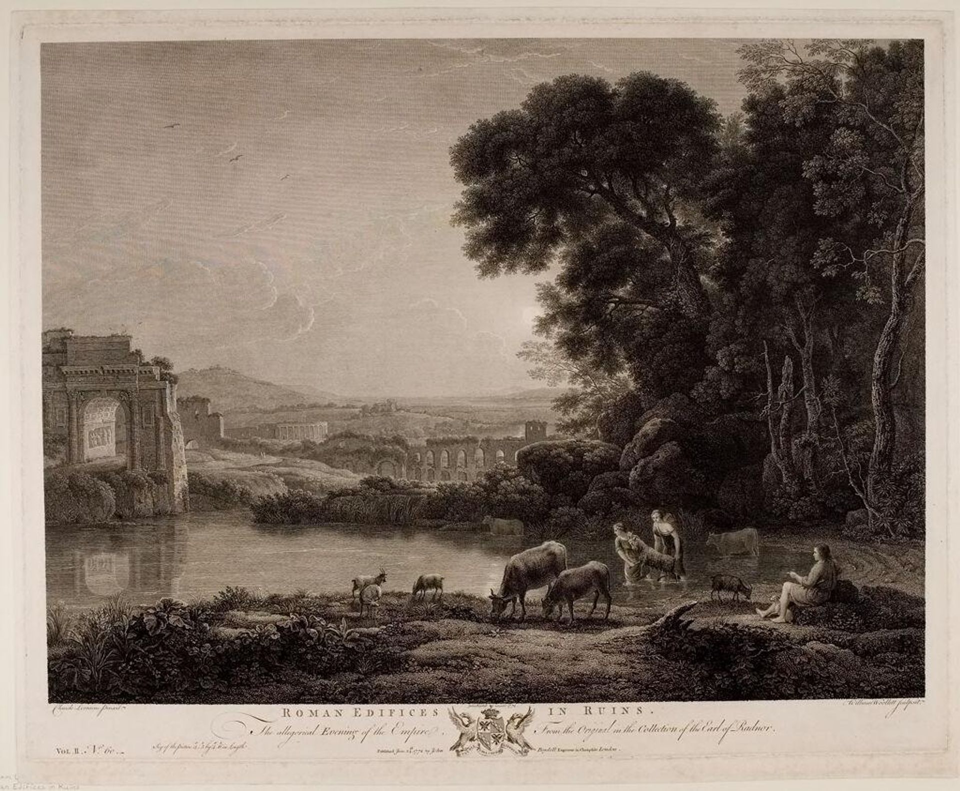 Roman Edifices in Ruins by William Woollett