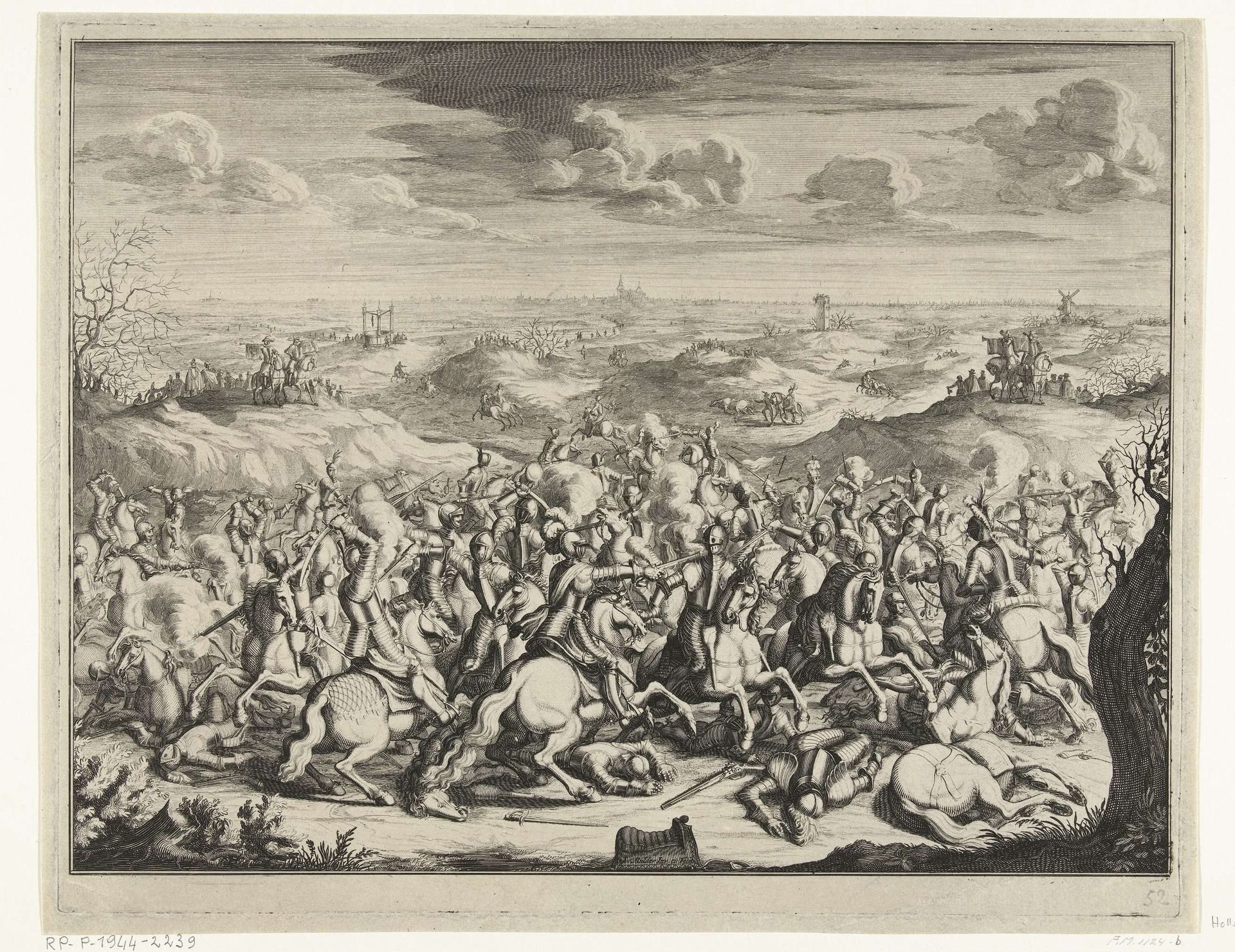 Slag van Lekkerbeetje, 1600 by Joseph Mulder