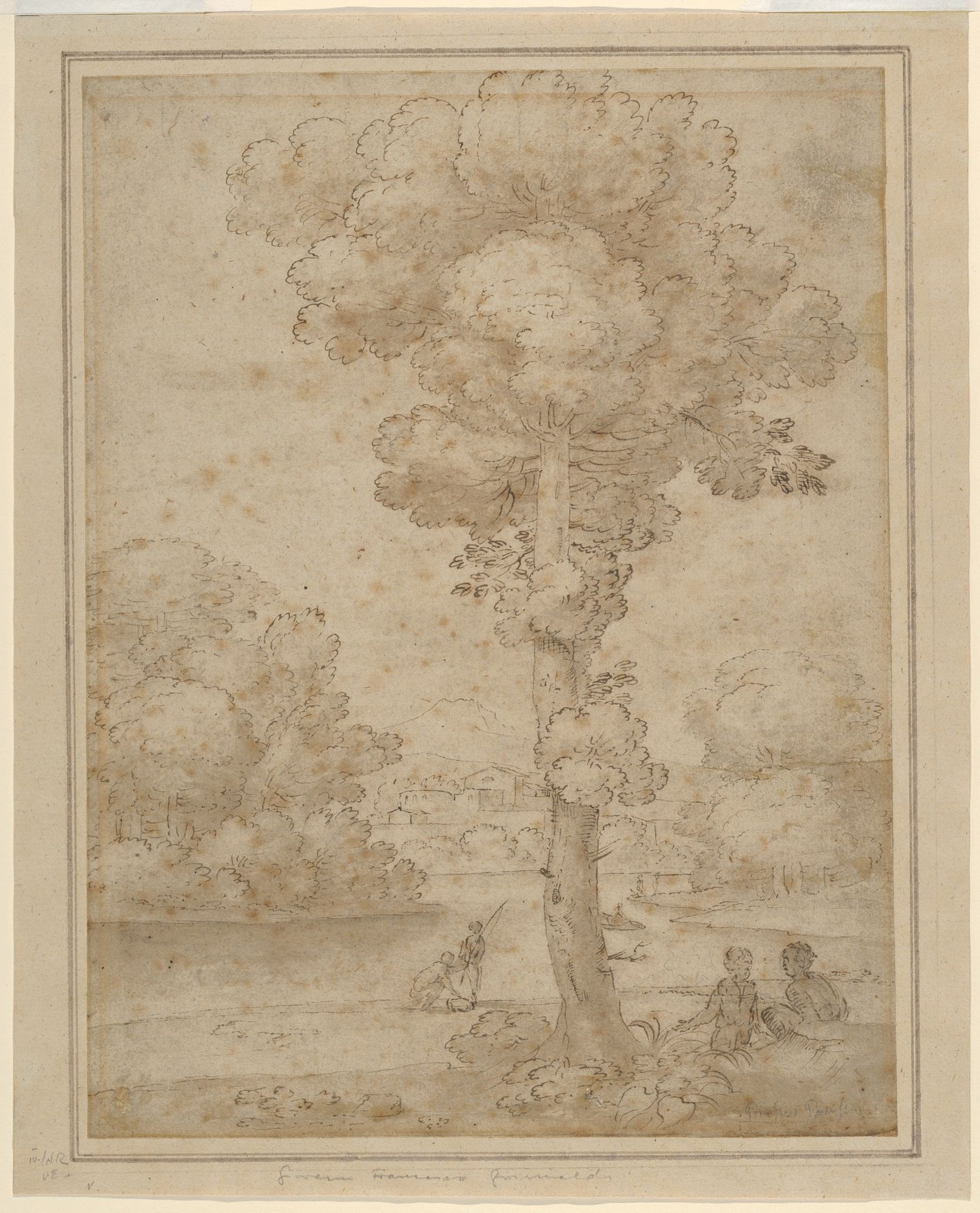 Pastoral Scene by Giovanni Francesco Grimaldi