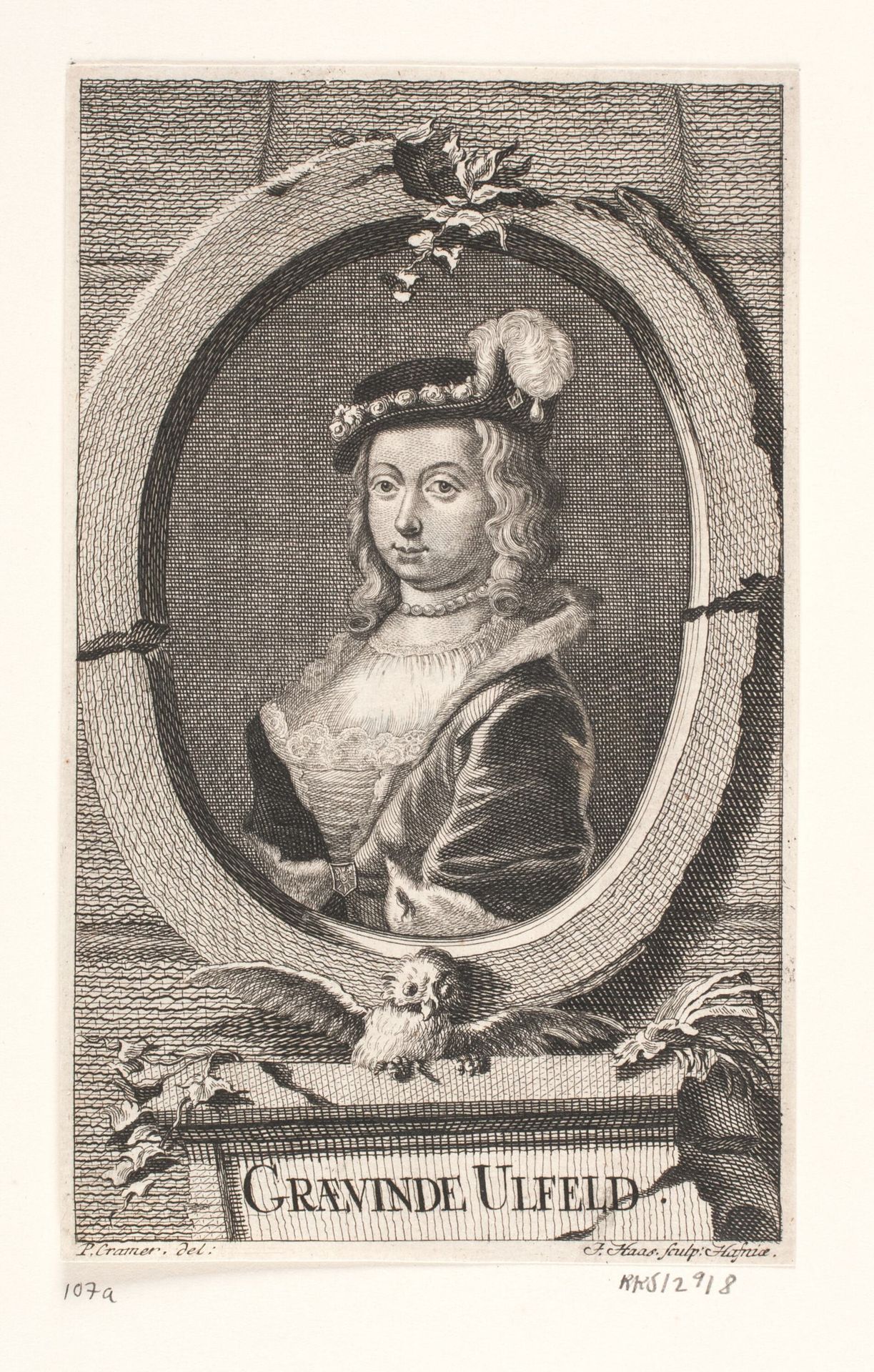 Leonora Christina Ulfeldt by Jonas Haas