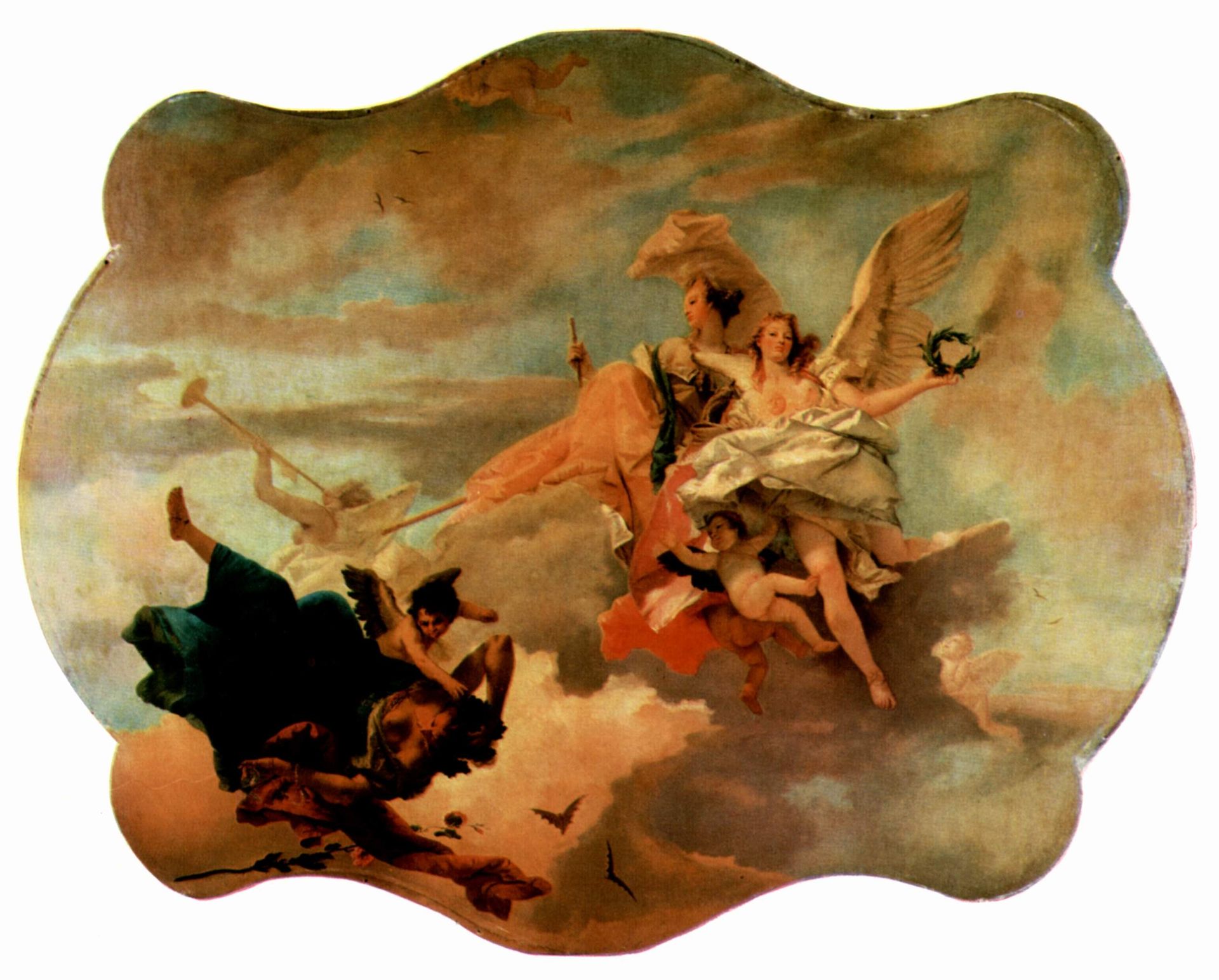 The Triumph of Fortitude and Sapiency by Giovanni Battista Tiepolo